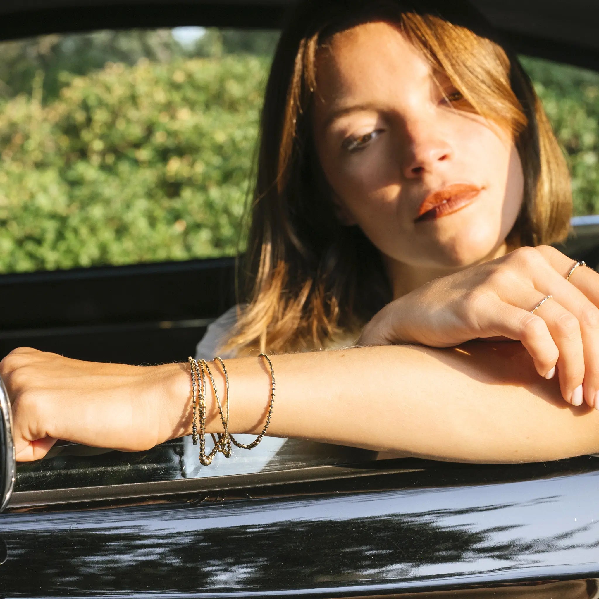 collier / bracelet TESS GOLD 6 - Têtes Blondes