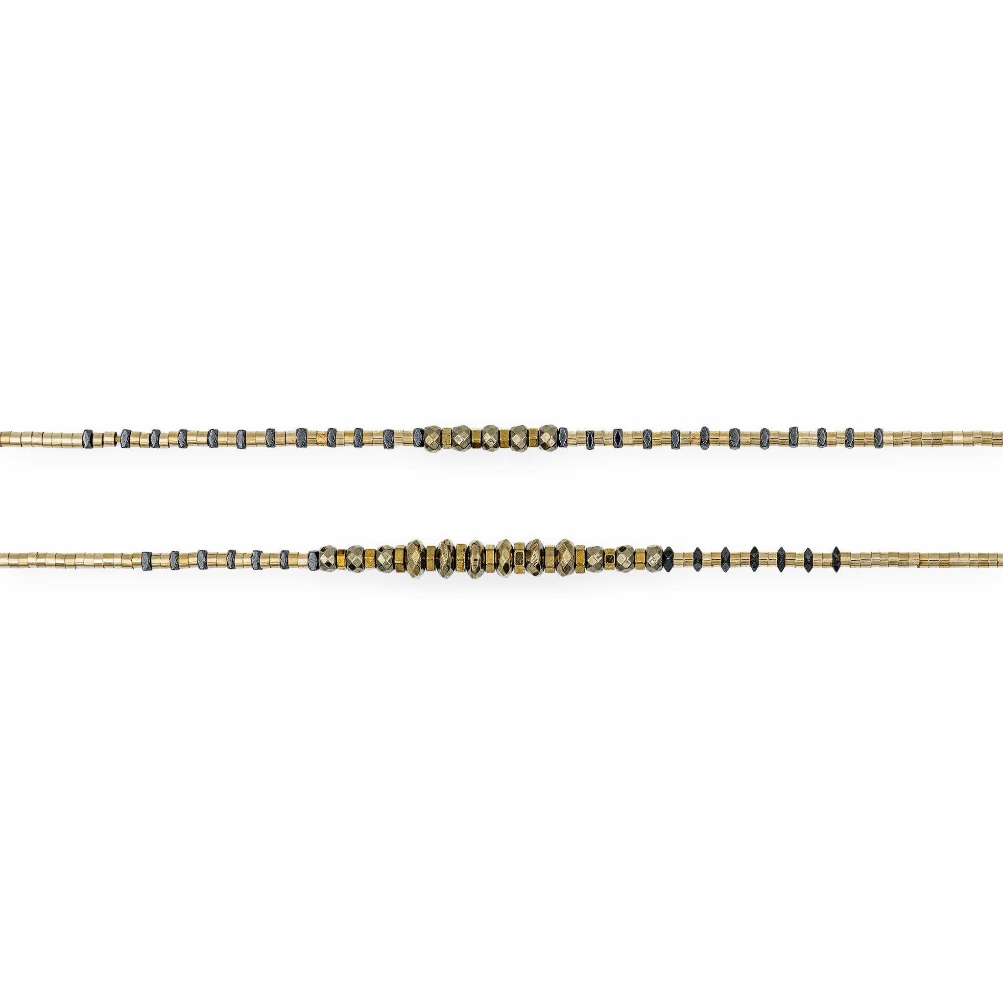 collier / bracelet TESS GOLD 6 - Têtes Blondes
