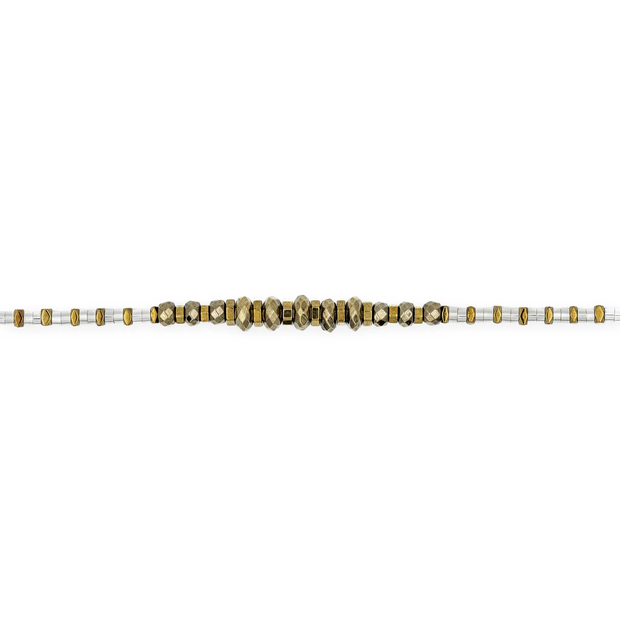 collier / bracelet TESS SILVER 3 - Têtes Blondes