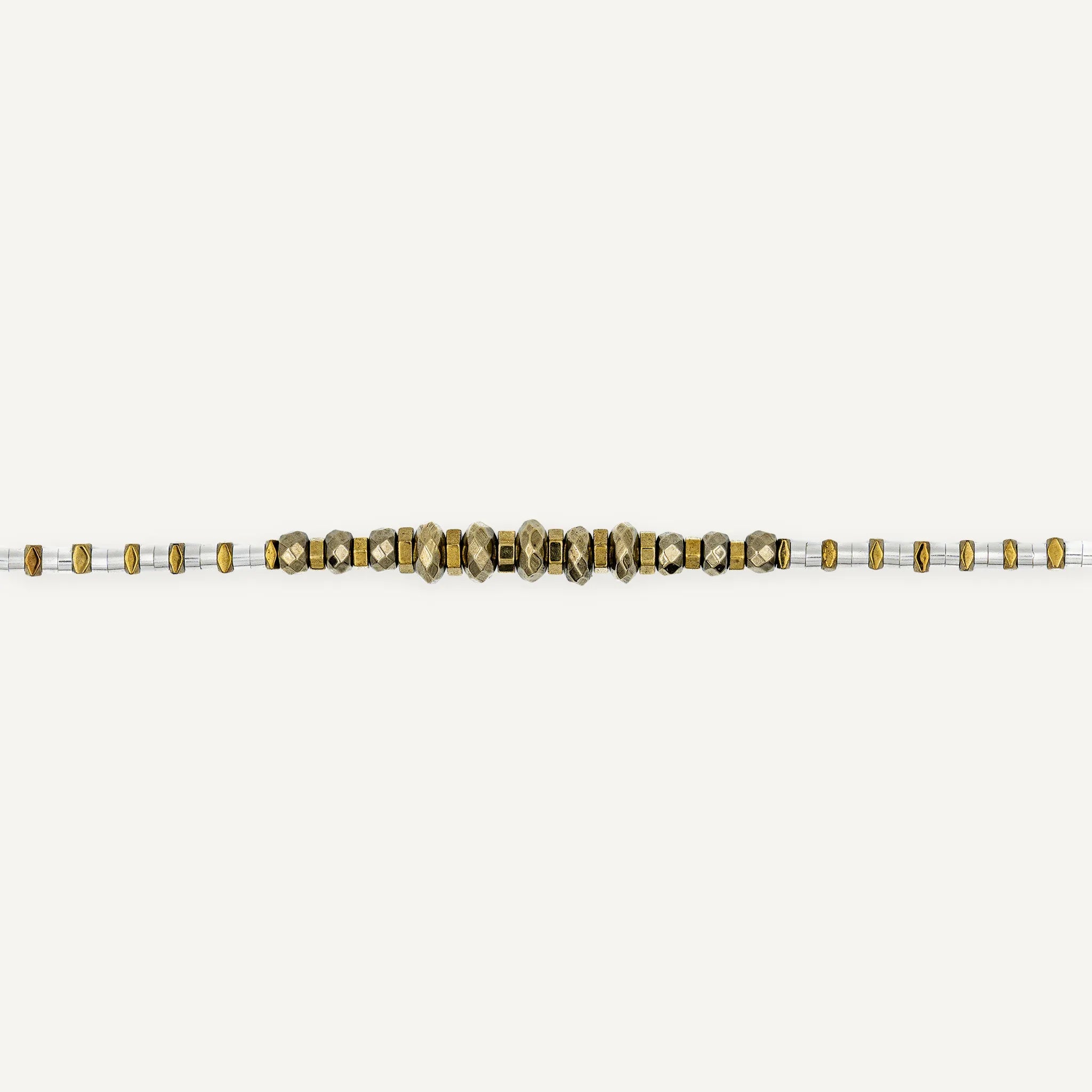 collier / bracelet TESS SILVER - Têtes Blondes