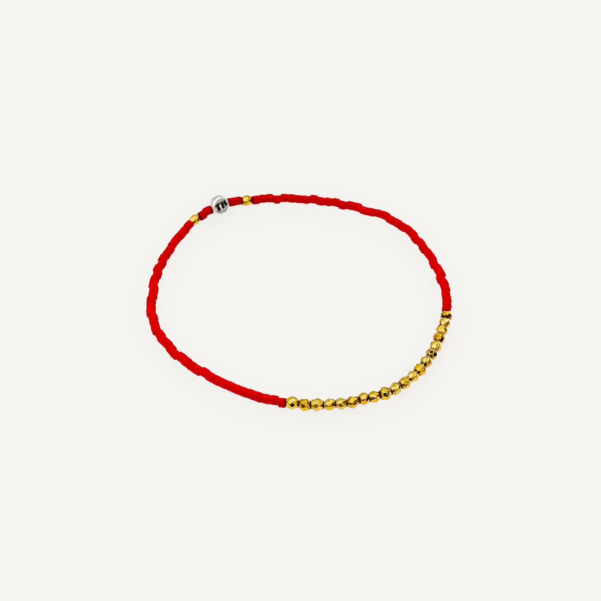 collier / bracelet TONY SLIM 1 - Rouge - Têtes Blondes
