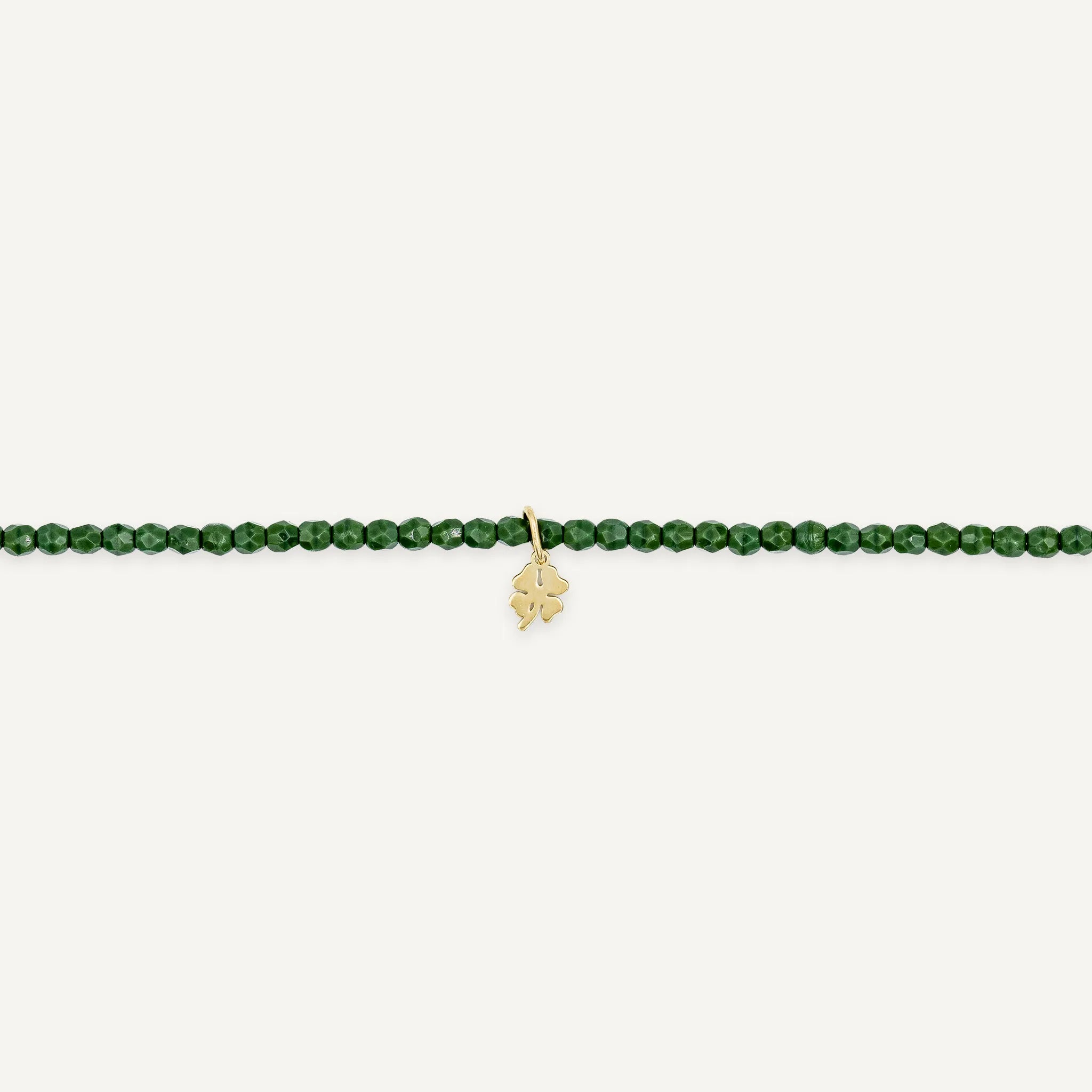 collier / bracelet TREFLE - Green Forest - Têtes Blondes