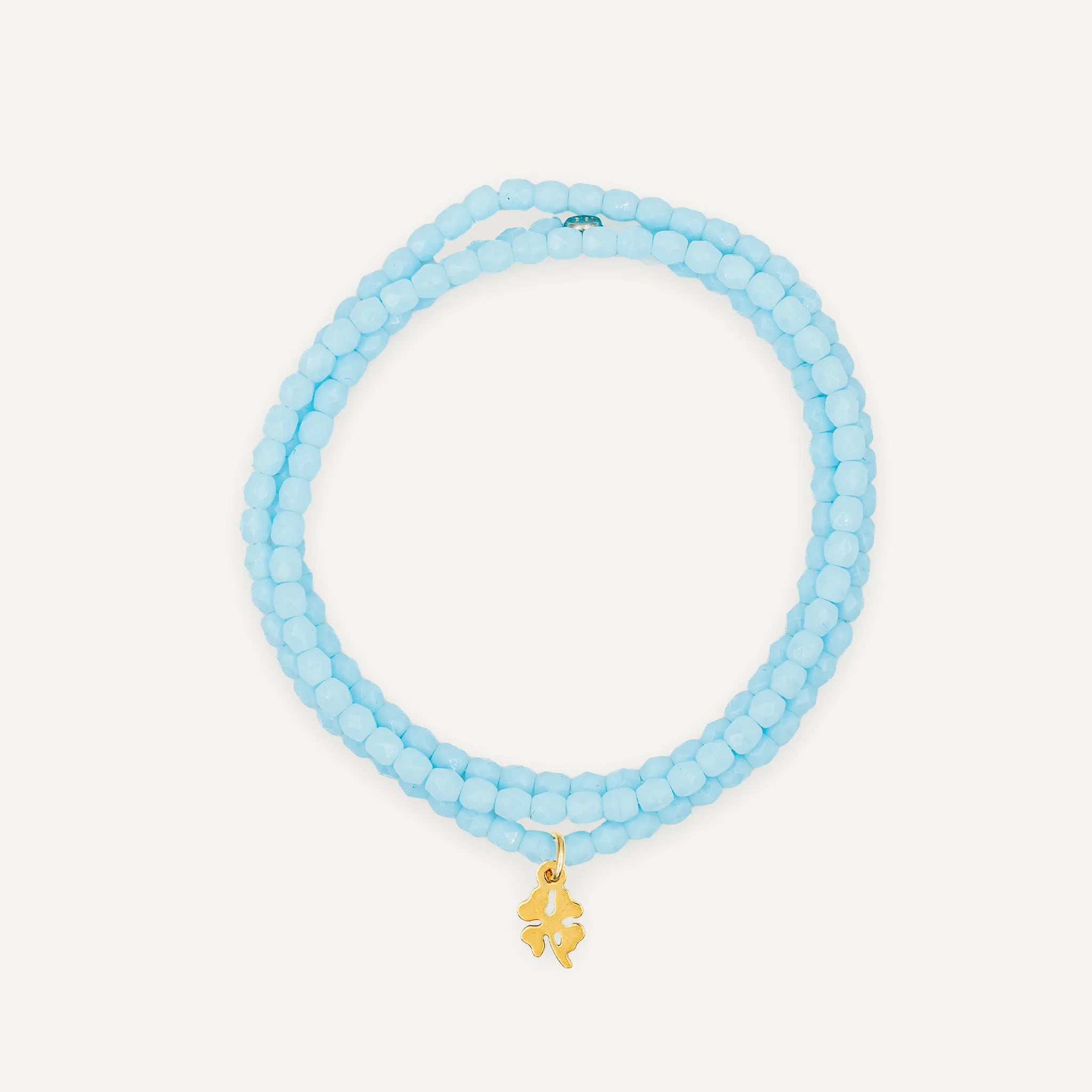 Collier-Bracelet Bleu Ciel