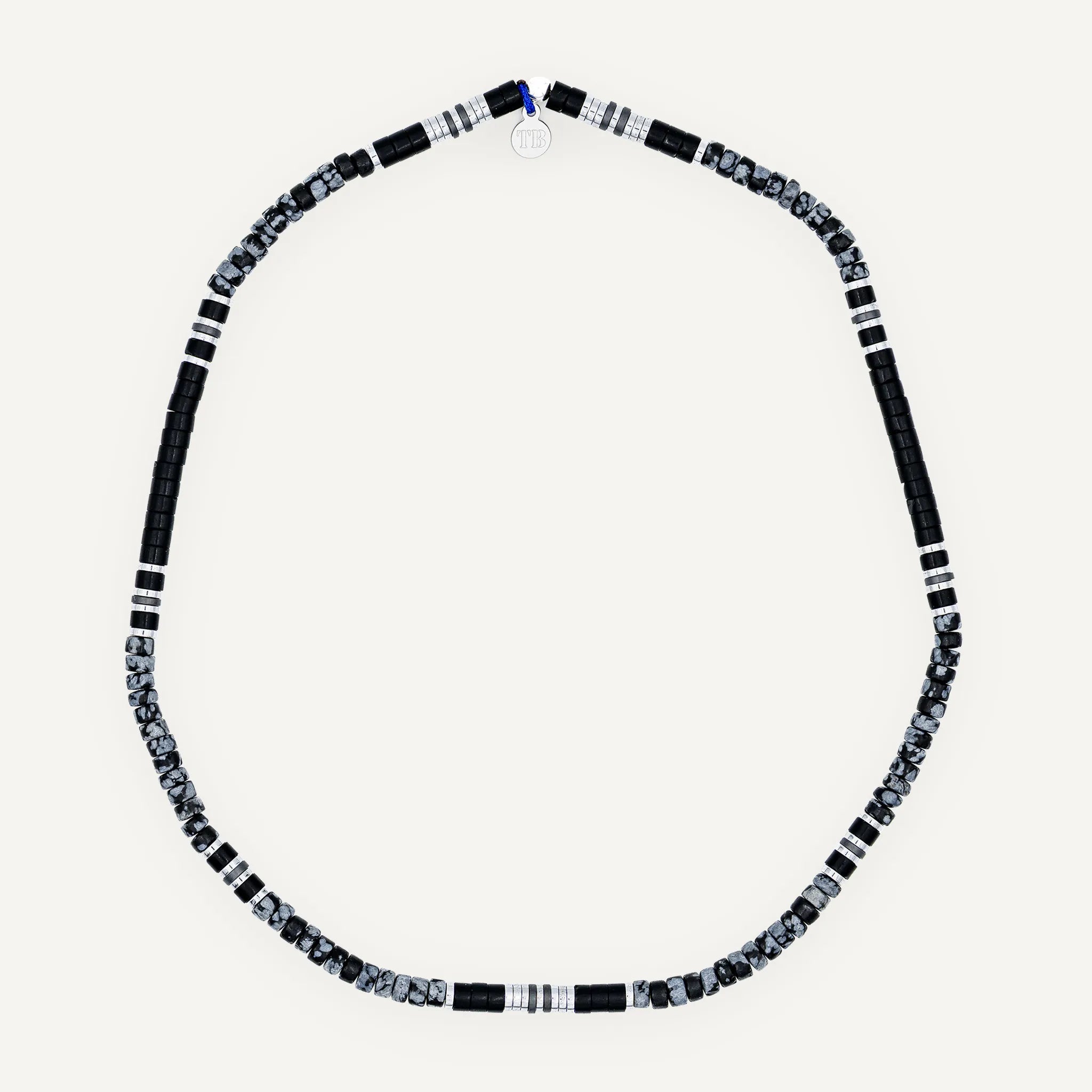 collier / bracelet UGO - Obsidienne - Têtes Blondes