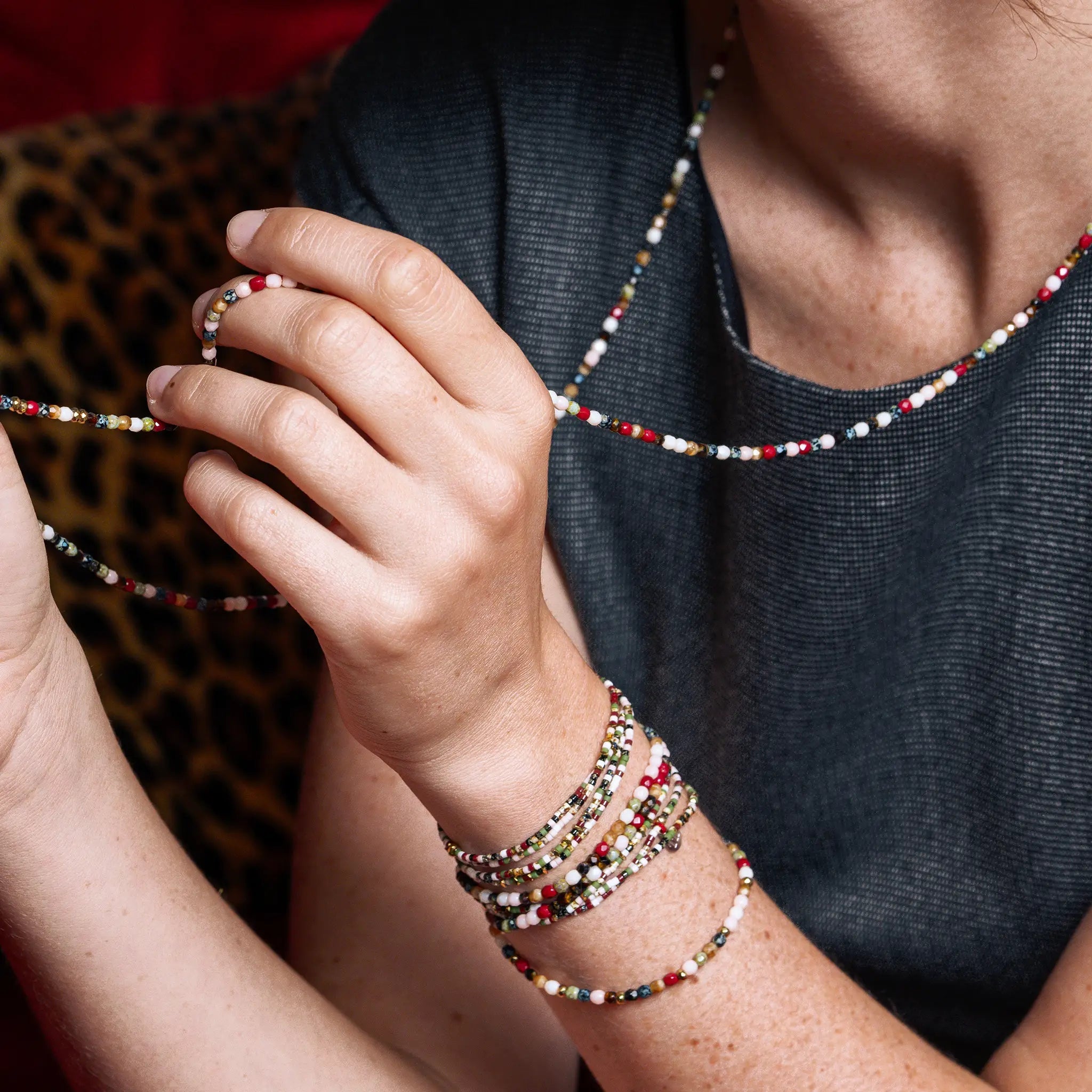 collier / bracelet VENDÔME '24 Multico 3 tours - Têtes Blondes