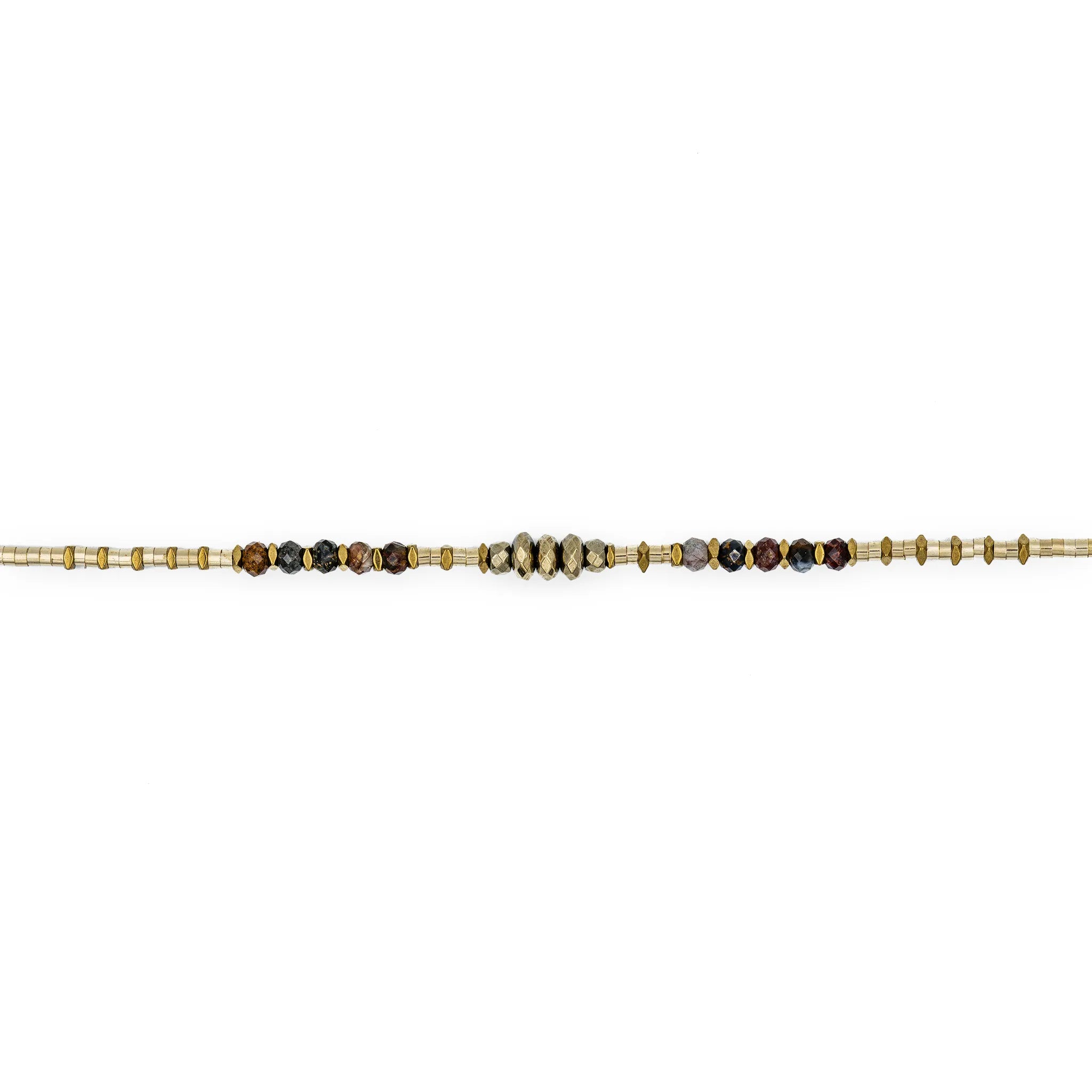 collier / bracelet VERA 3 - Pietersite - Têtes Blondes