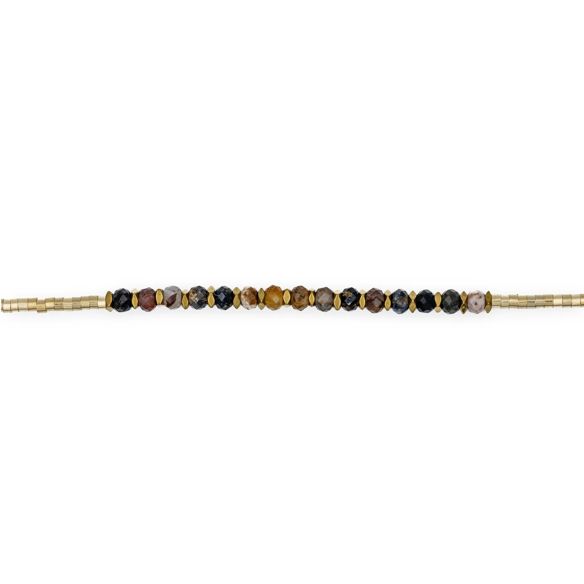 collier / bracelet VERA - Pietersite - Têtes Blondes