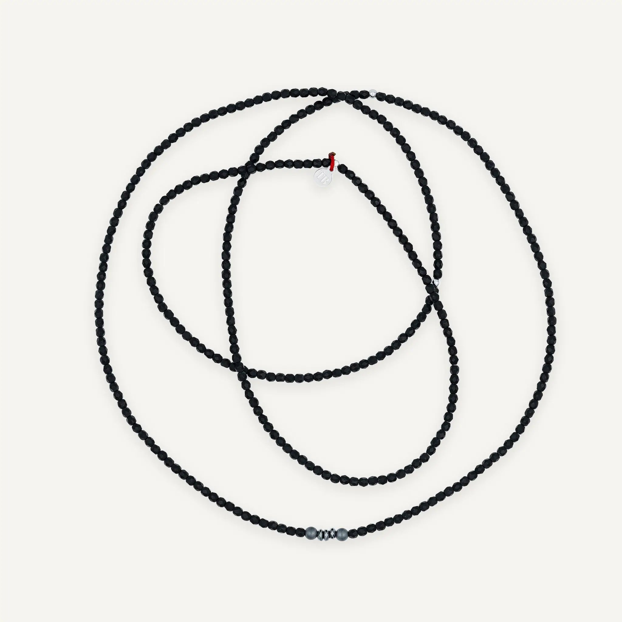 collier / bracelet VERO Noir Mat - Têtes Blondes