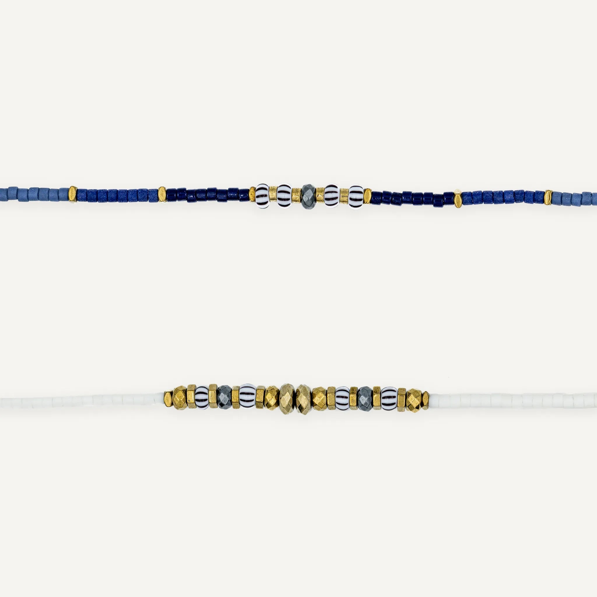 collier / bracelet WAVE 6 - Bleu - Têtes Blondes