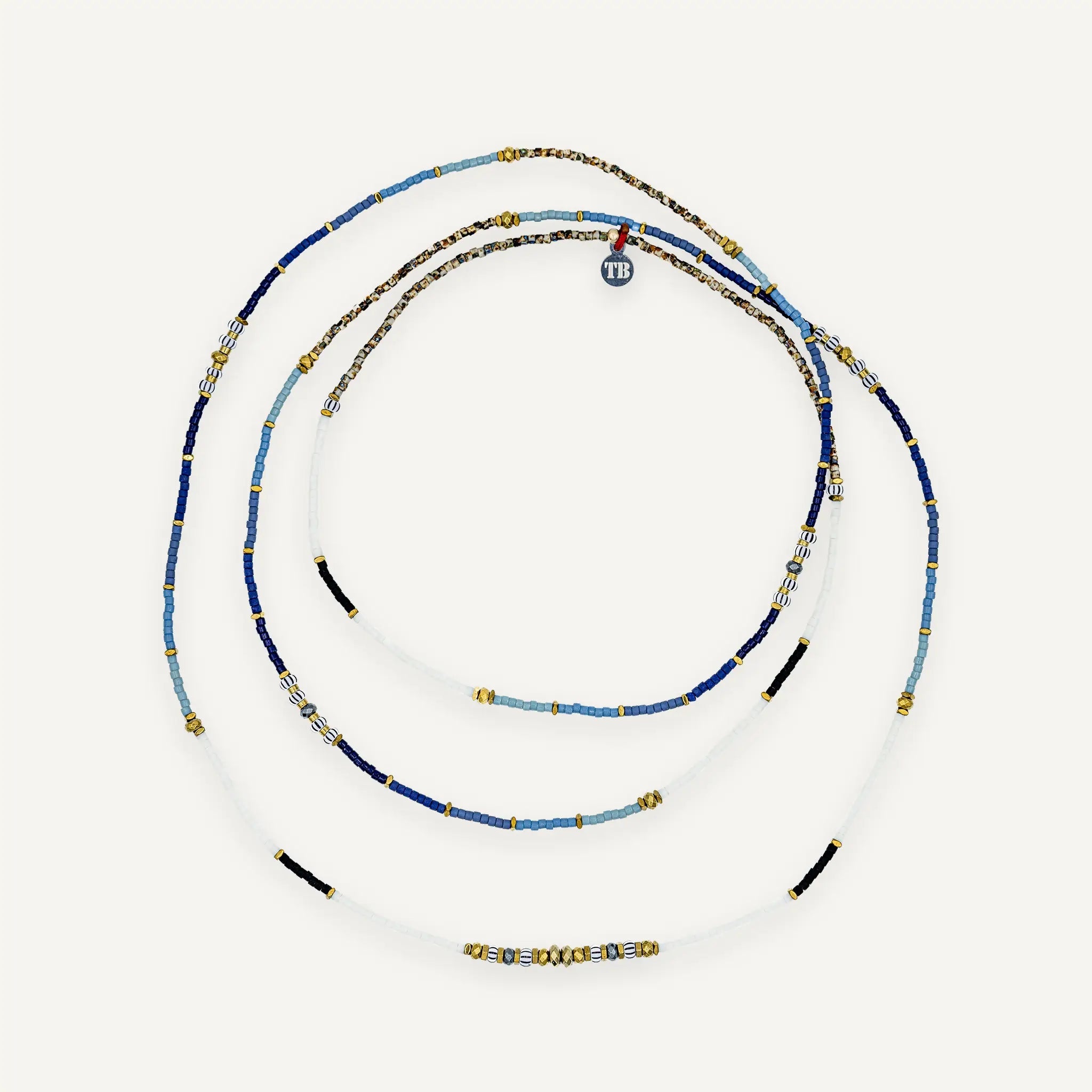 collier / bracelet WAVE 6 - Bleu - Têtes Blondes