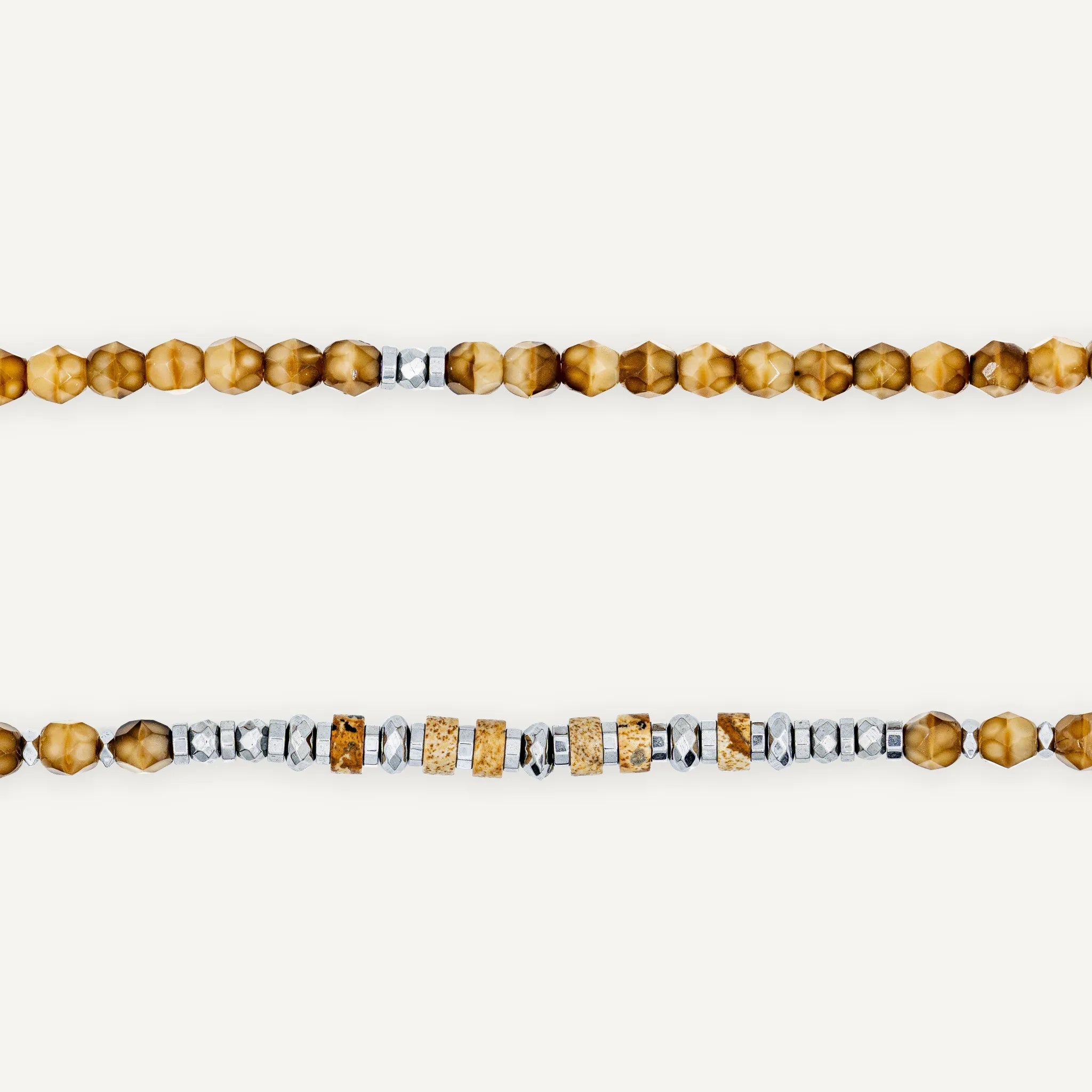collier / bracelet WOODY 6 - Caramel - Têtes Blondes