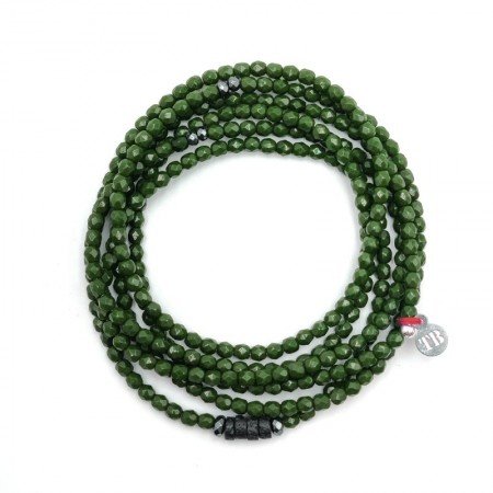 Bracelet 5/6 tours ou sautoir Green Edition