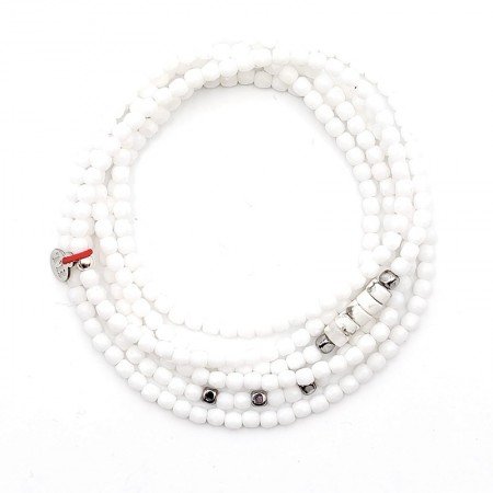 VIR blanc bracelet 6 tours Femme