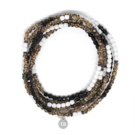 Indian cheyenne bracelet 6 tours Colliers - Bracelets 2 en 1