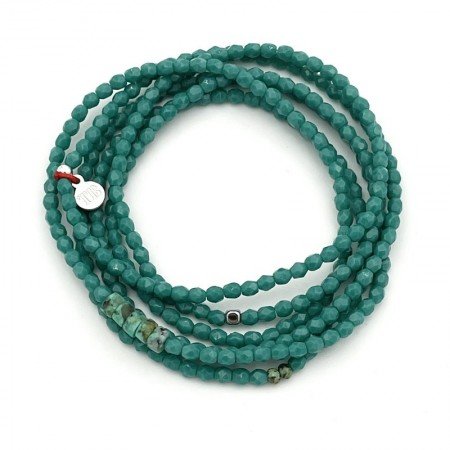 JOANNA turquoise Persian bracelet 6 tours Collection 2022
