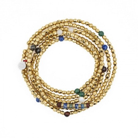 GEMMES Gold Colliers - Bracelets 2 en 1
