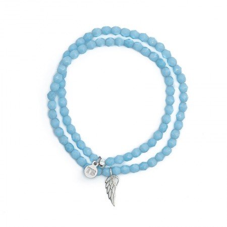 ANGEL Bleu Ciel Colliers - Bracelets 2 en 1
