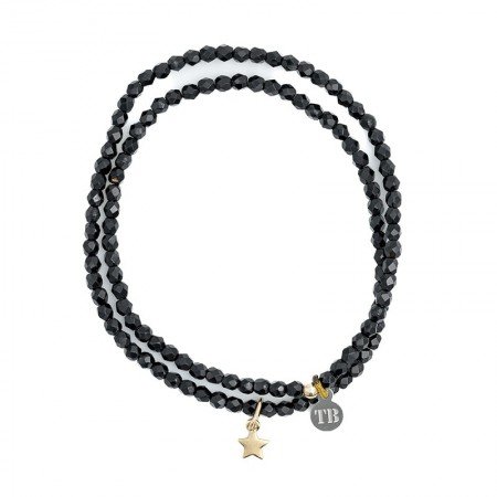 STAR Gold Noir Colliers - Bracelets 2 en 1
