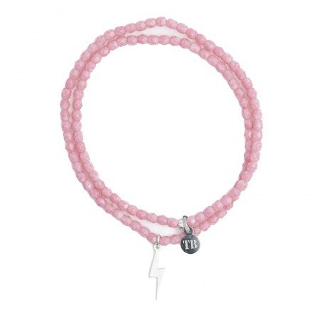 ECLAIR Silver Pink Colliers - Bracelets 2 en 1