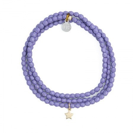 STAR Gold Purple Colliers - Bracelets 2 en 1