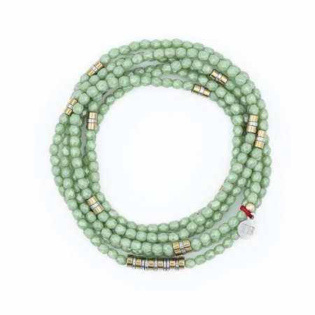 VIR Vert Amande Colliers - Bracelets 2 en 1