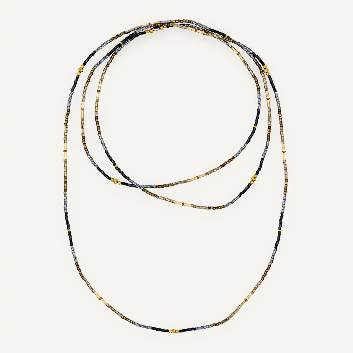 collier / bracelet ABBY 6 - Brun - Têtes Blondes
