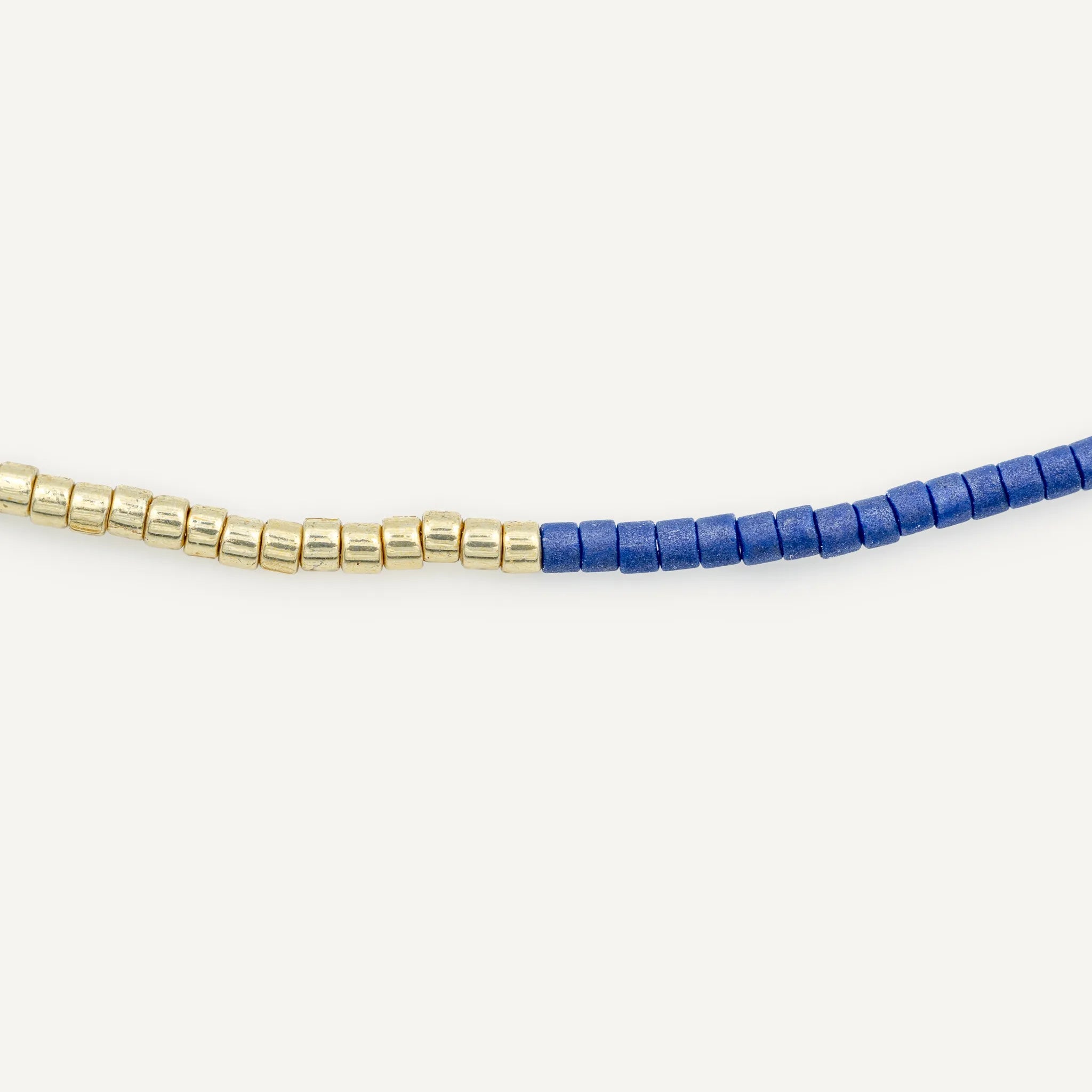 collier / bracelet ALICIA Slim Denim - Têtes Blondes