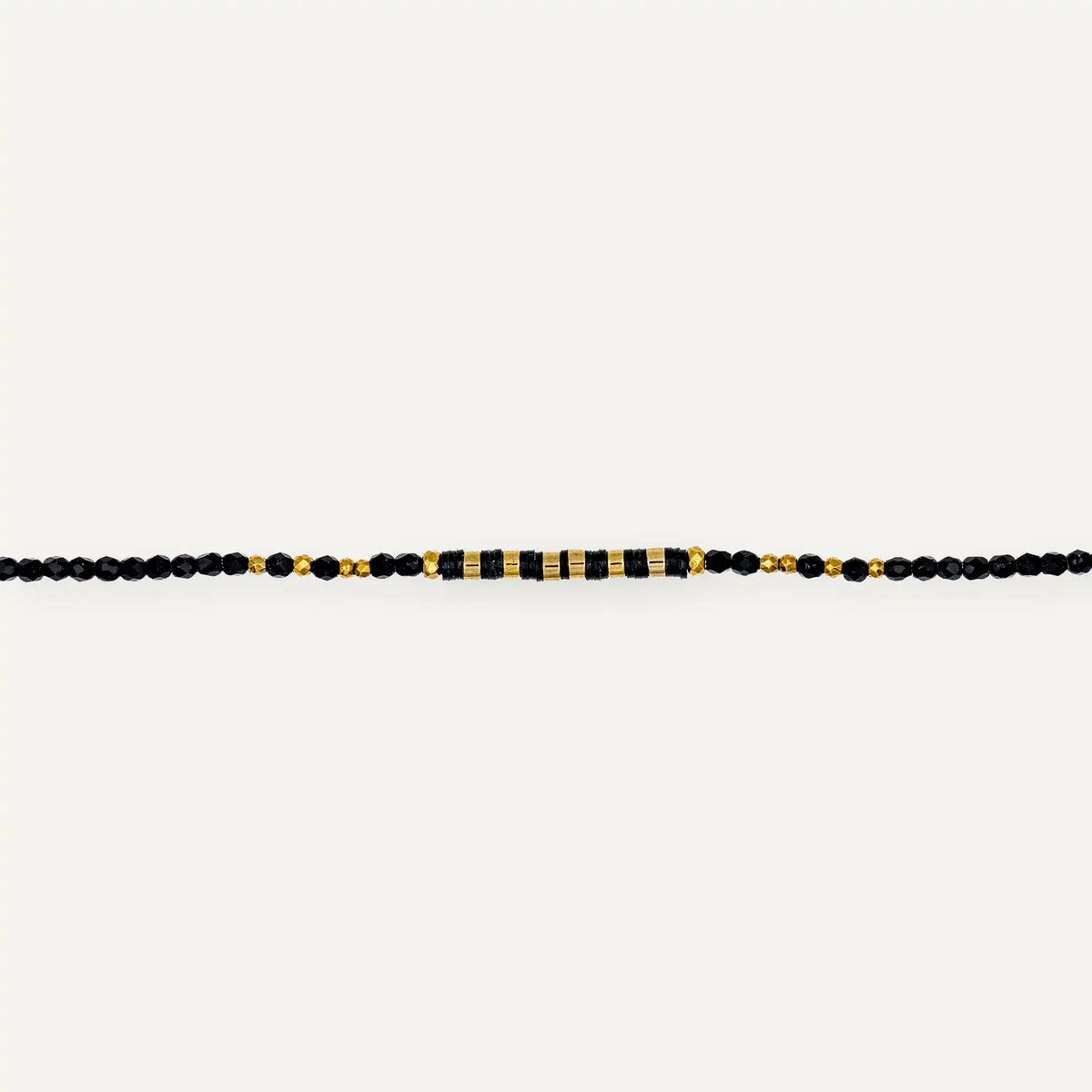 collier / bracelet ALINE 3 - Noir - Têtes Blondes