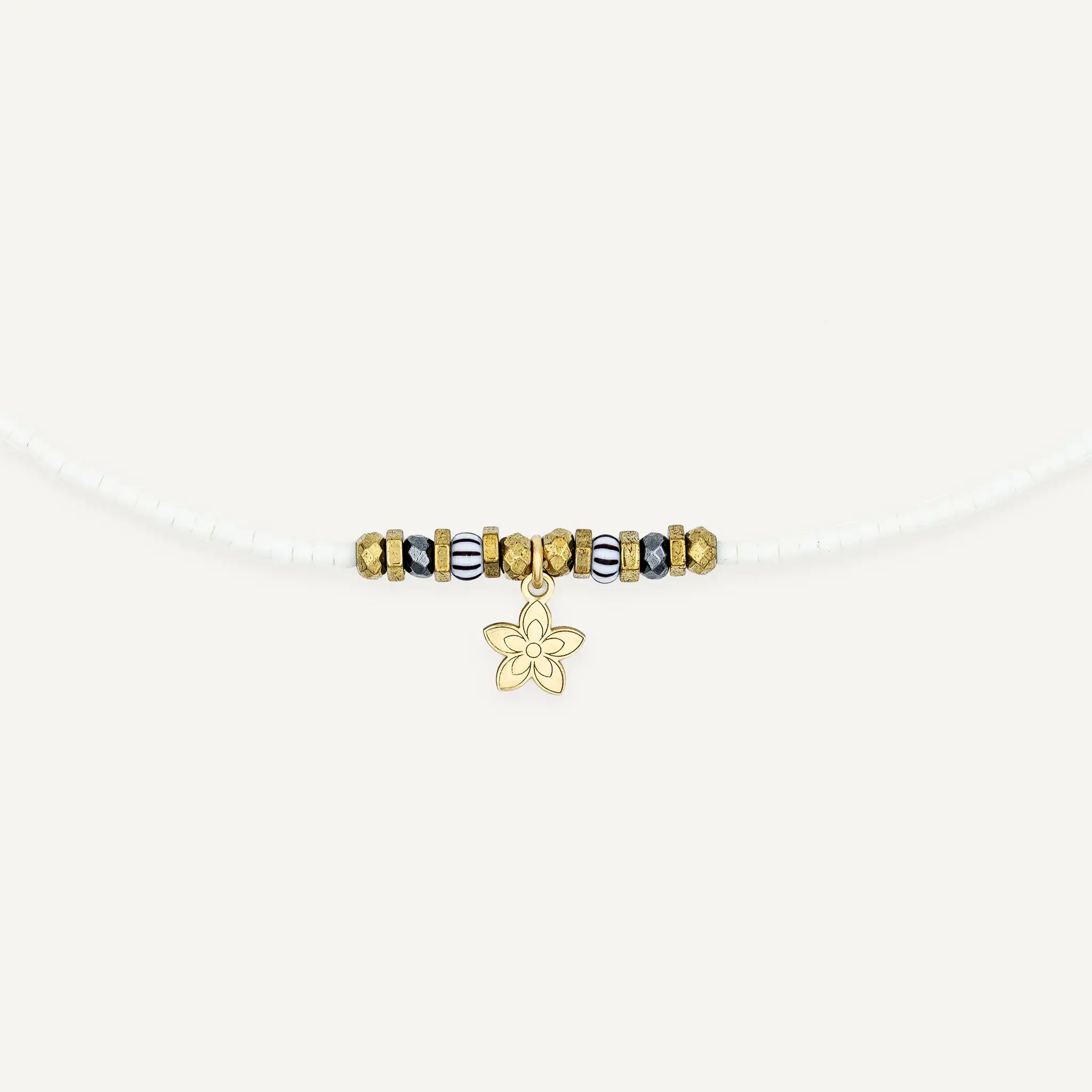 collier / bracelet ALOHA GOLD - Rainbow - Têtes Blondes