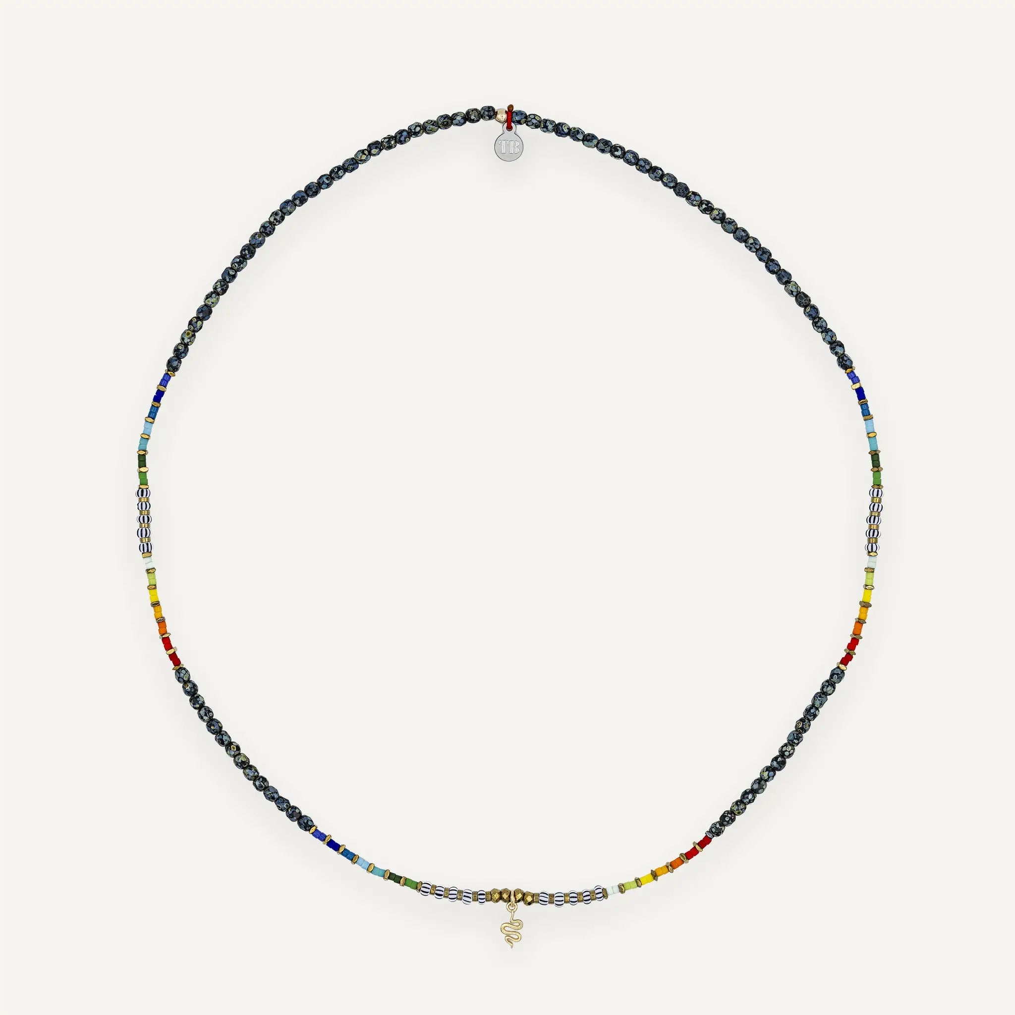 collier / bracelet ANA - Noir Rock Rainbow - Têtes Blondes