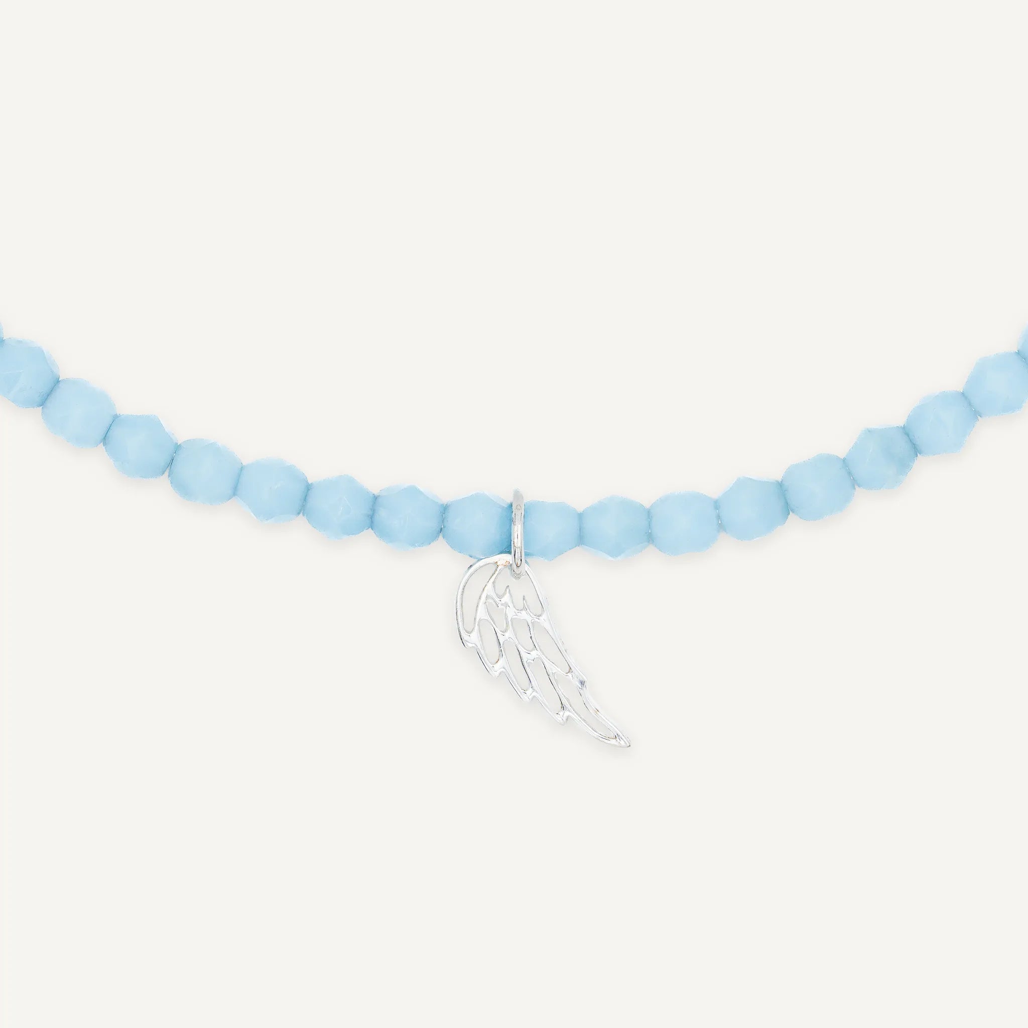 collier / bracelet ANGEL Bleu Ciel - Têtes Blondes