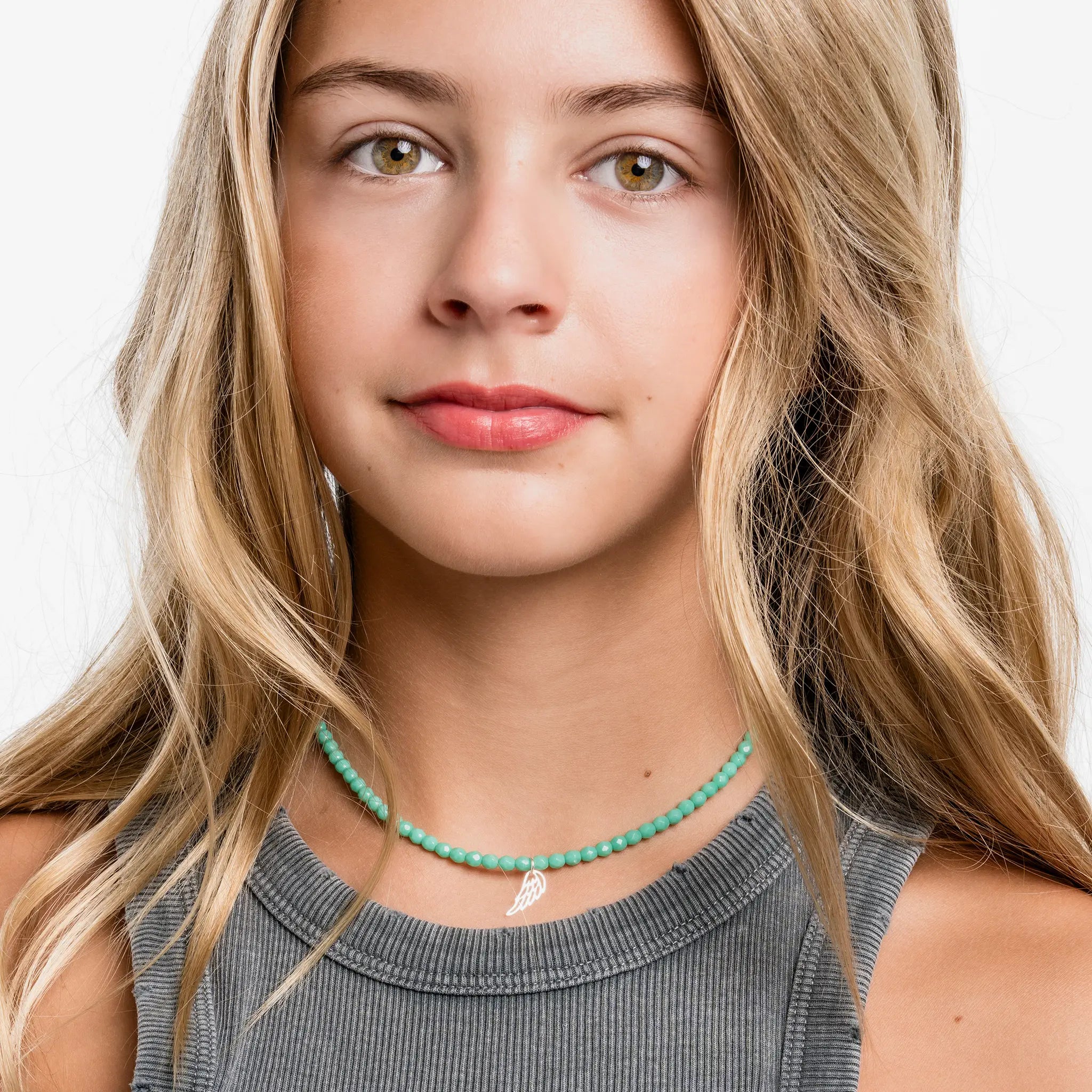 collier / bracelet ANGEL - Turquoise - Têtes Blondes