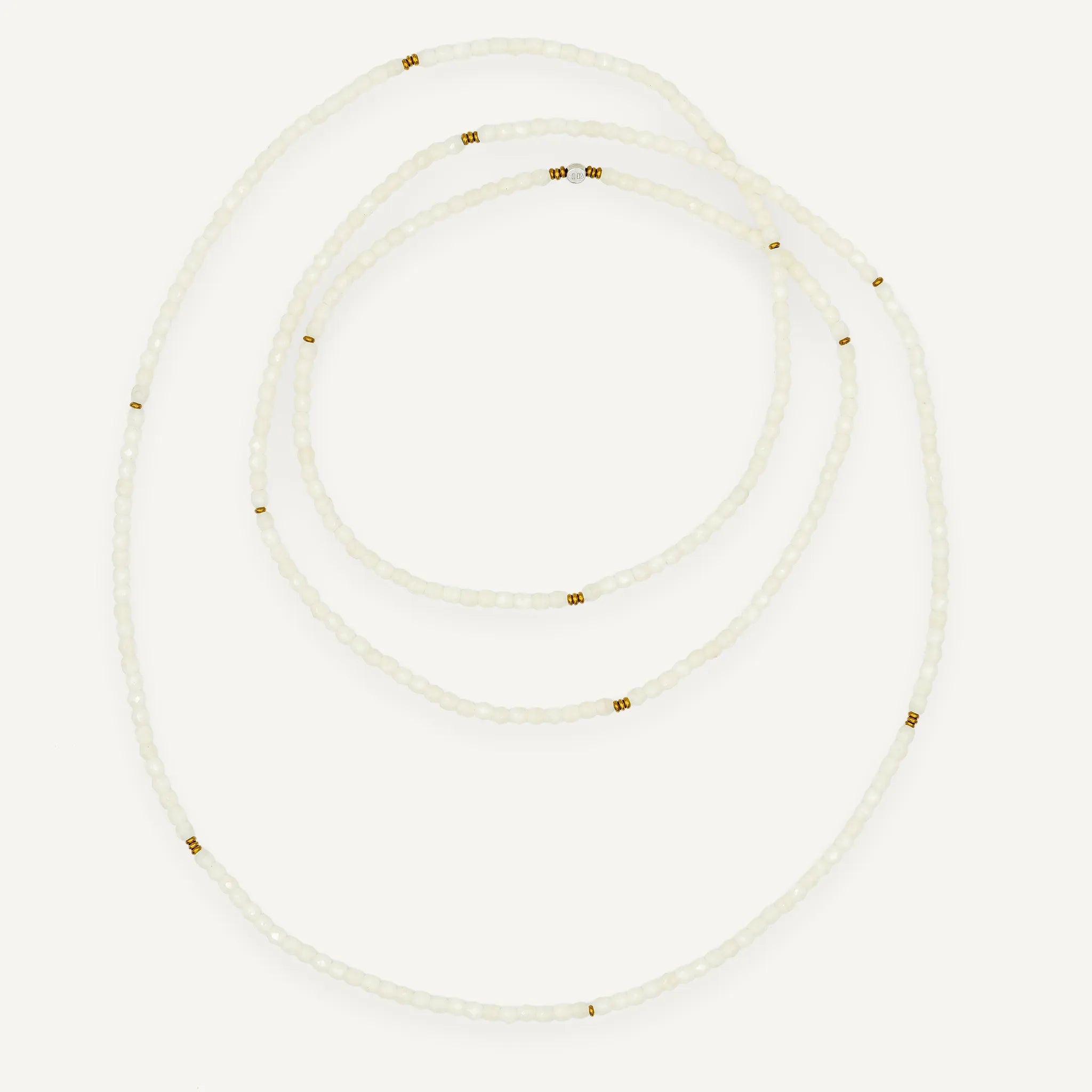 collier / bracelet ANNE - Vanille - Têtes Blondes