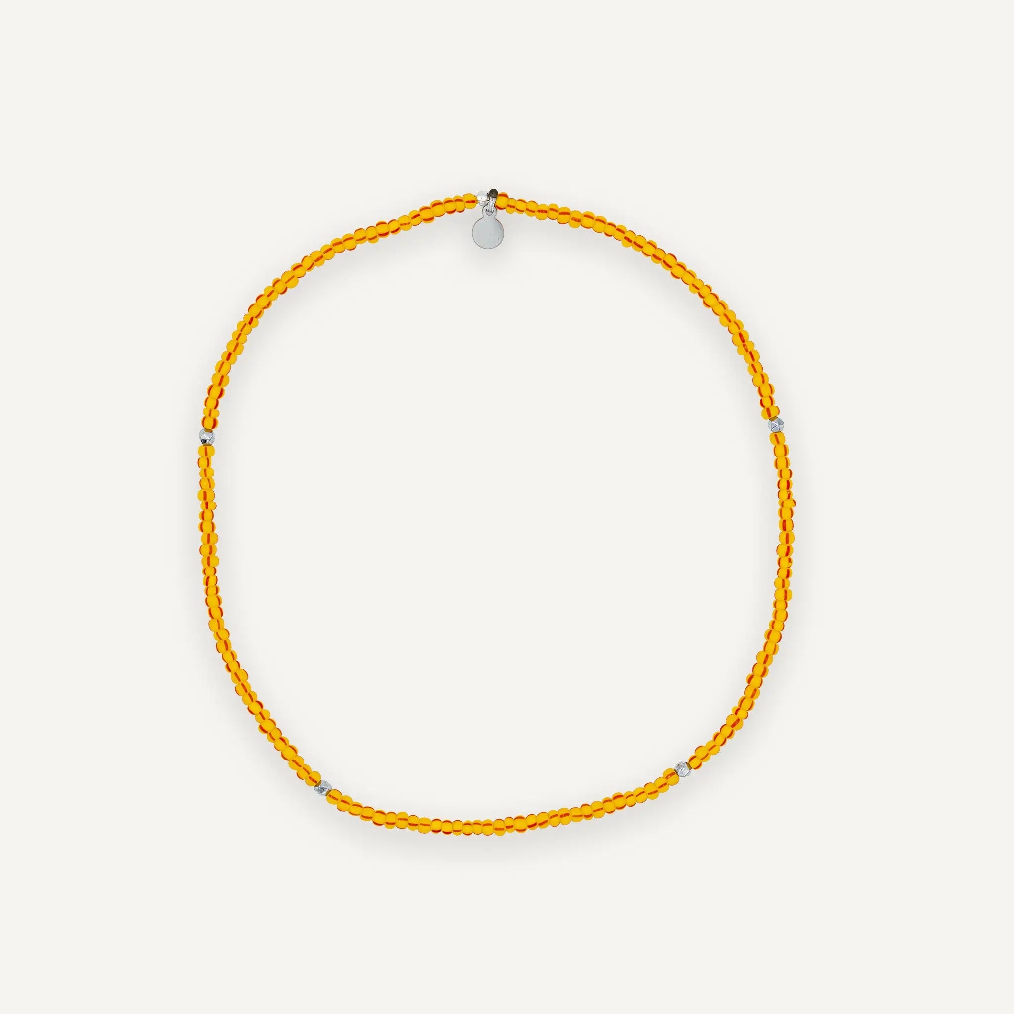 collier / bracelet APRICOT 2 - Jaune & Rouge - Têtes Blondes