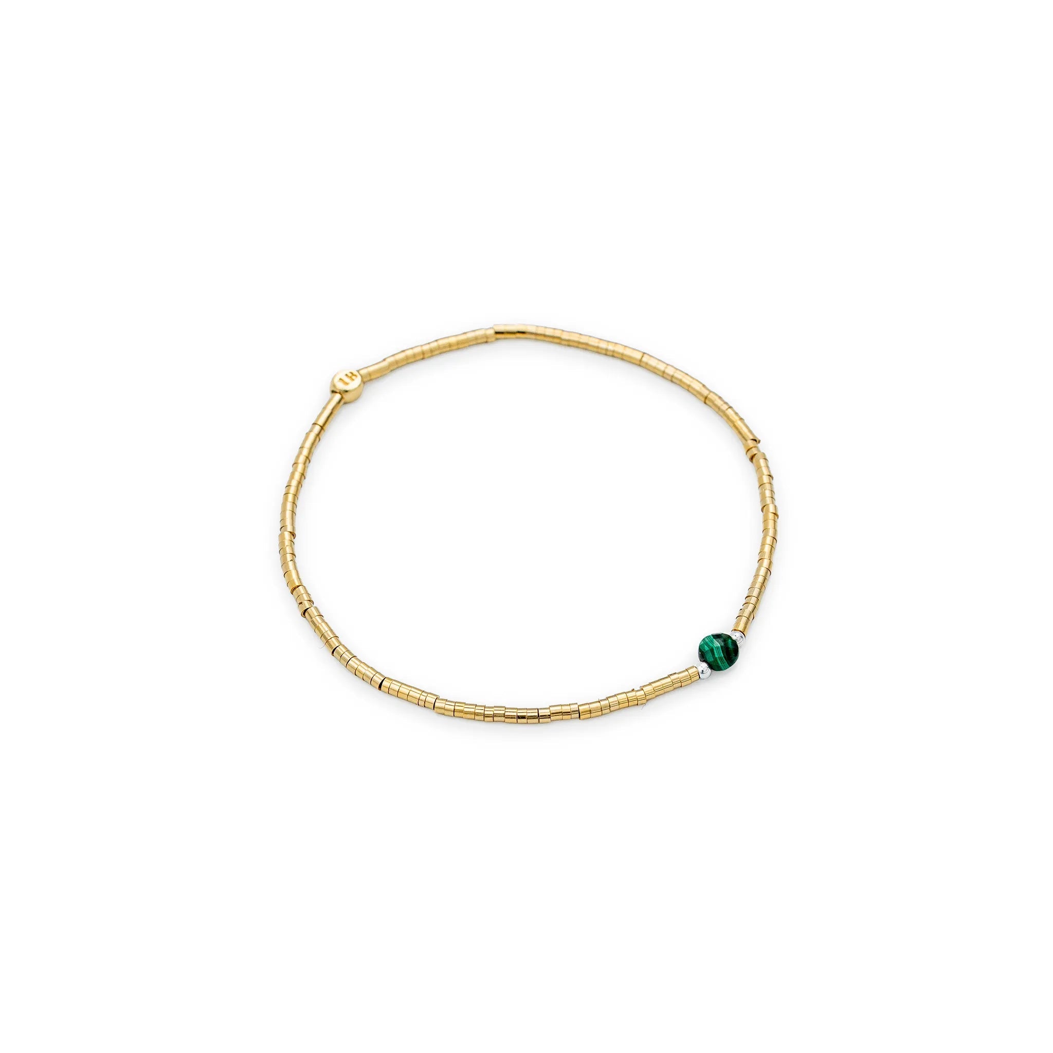 collier / bracelet AVA 1 - Malachite - Têtes Blondes