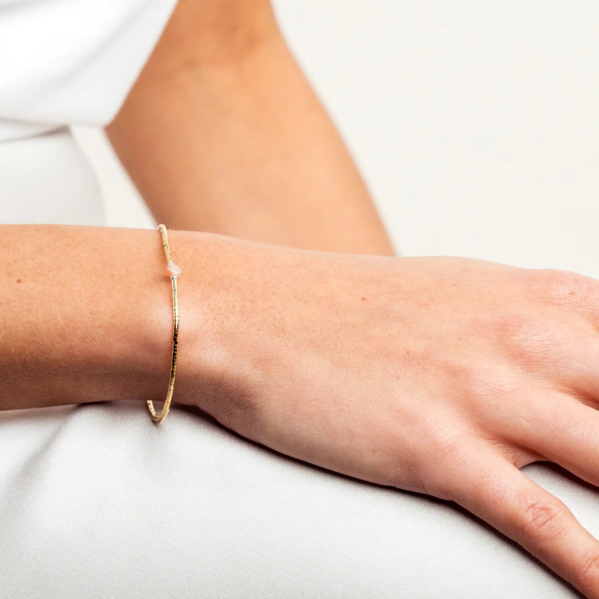 collier / bracelet AVA 1 - Pierre du soleil - Têtes Blondes