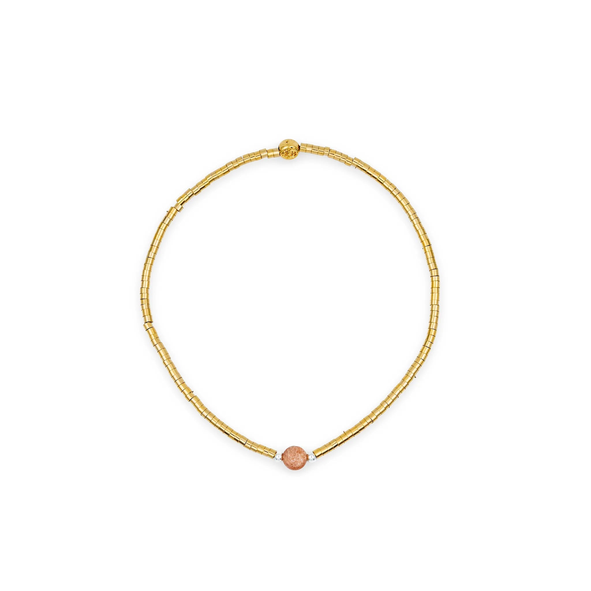 collier / bracelet AVA 1 - Pierre du soleil - Têtes Blondes