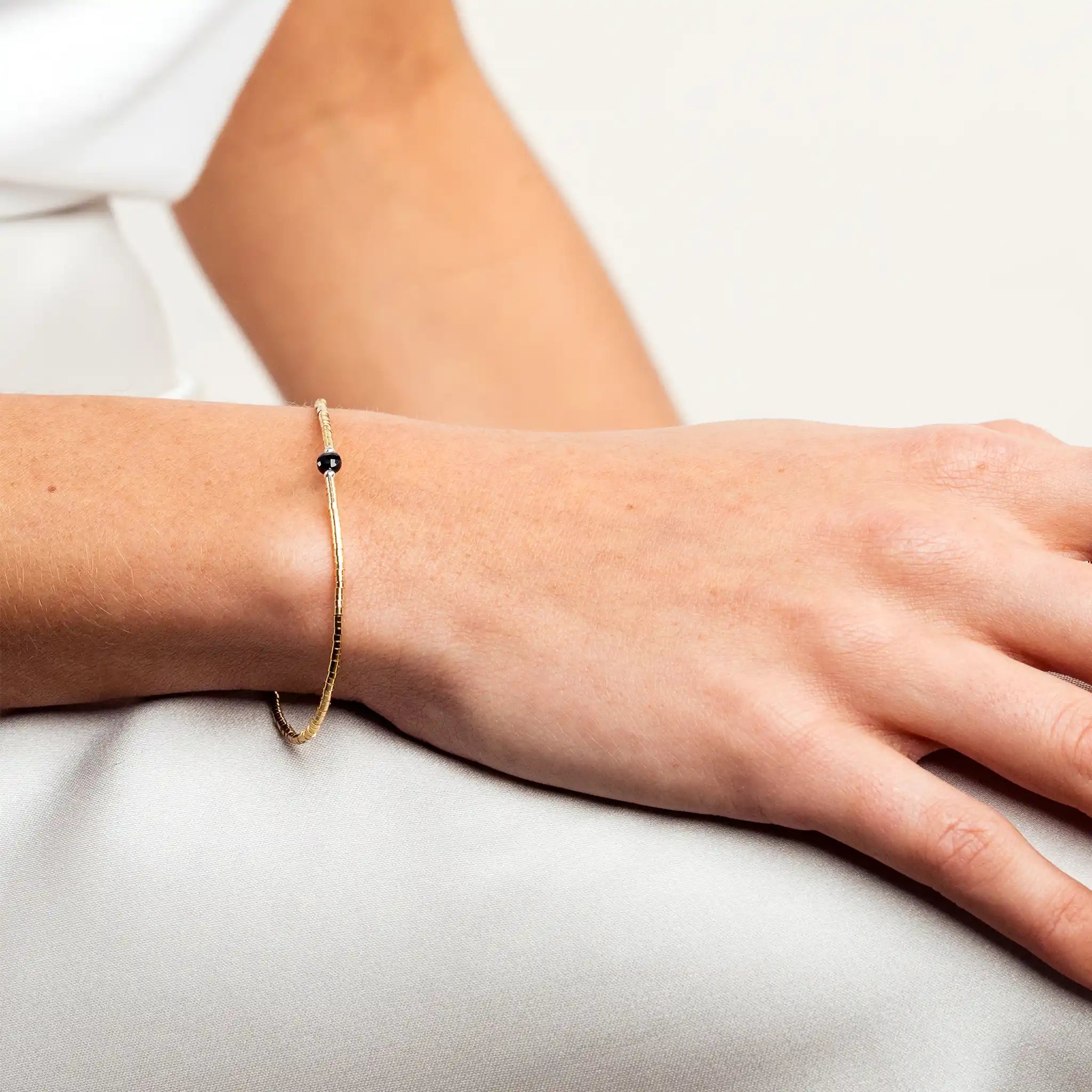 collier / bracelet AVA 1 - Spinelle - Têtes Blondes