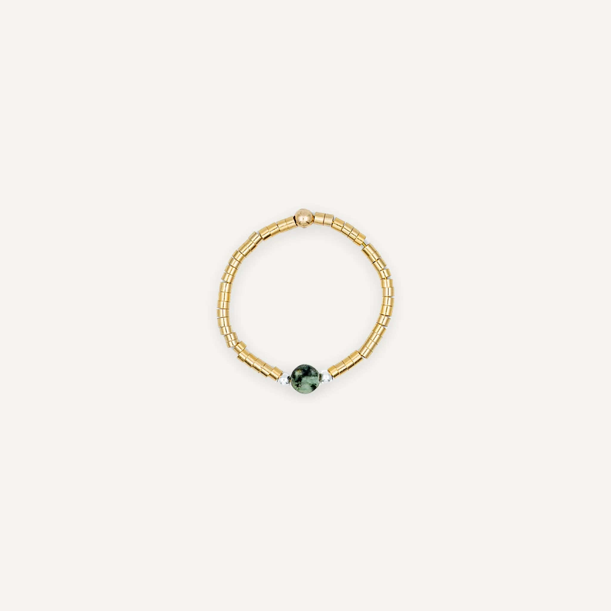 collier / bracelet BAGUE AVA - Turquoise d’Afrique - Têtes Blondes