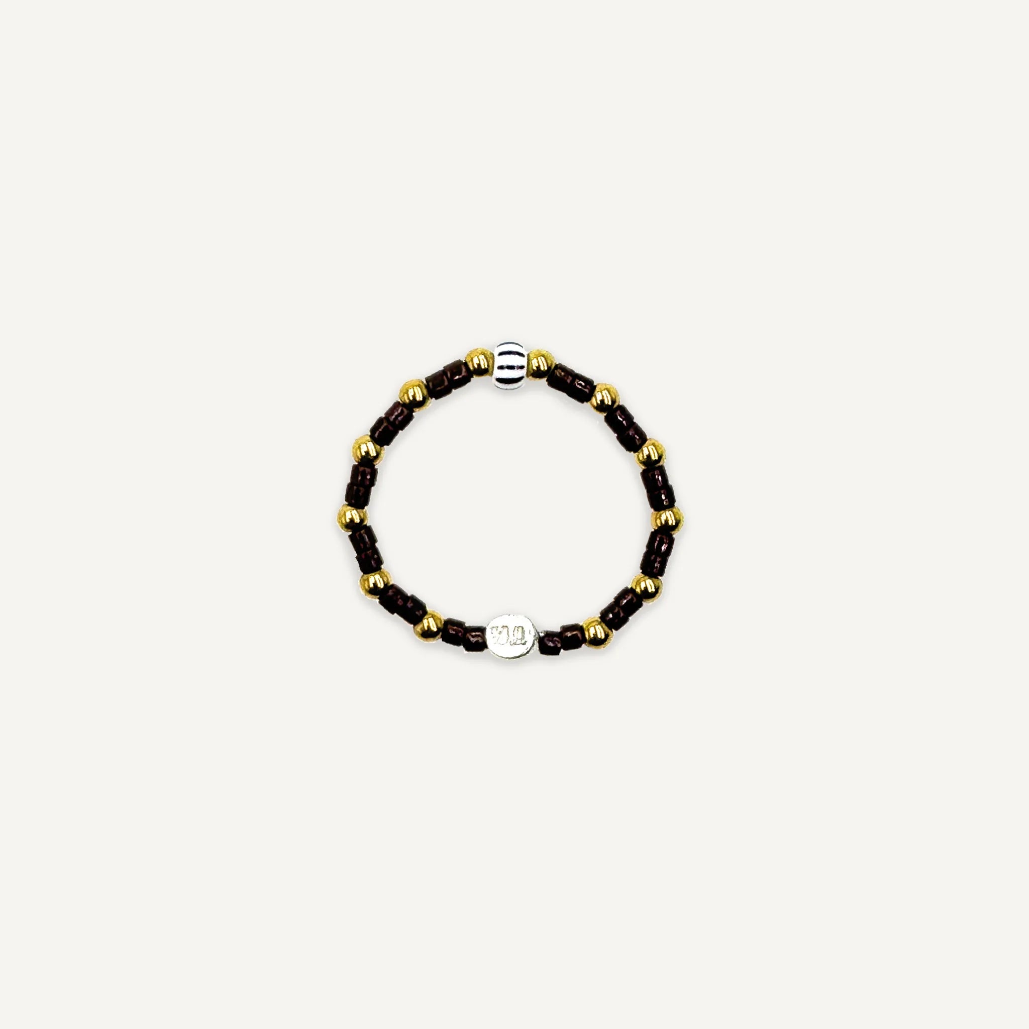 collier / bracelet Bague Bliss - Chocolat - Têtes Blondes