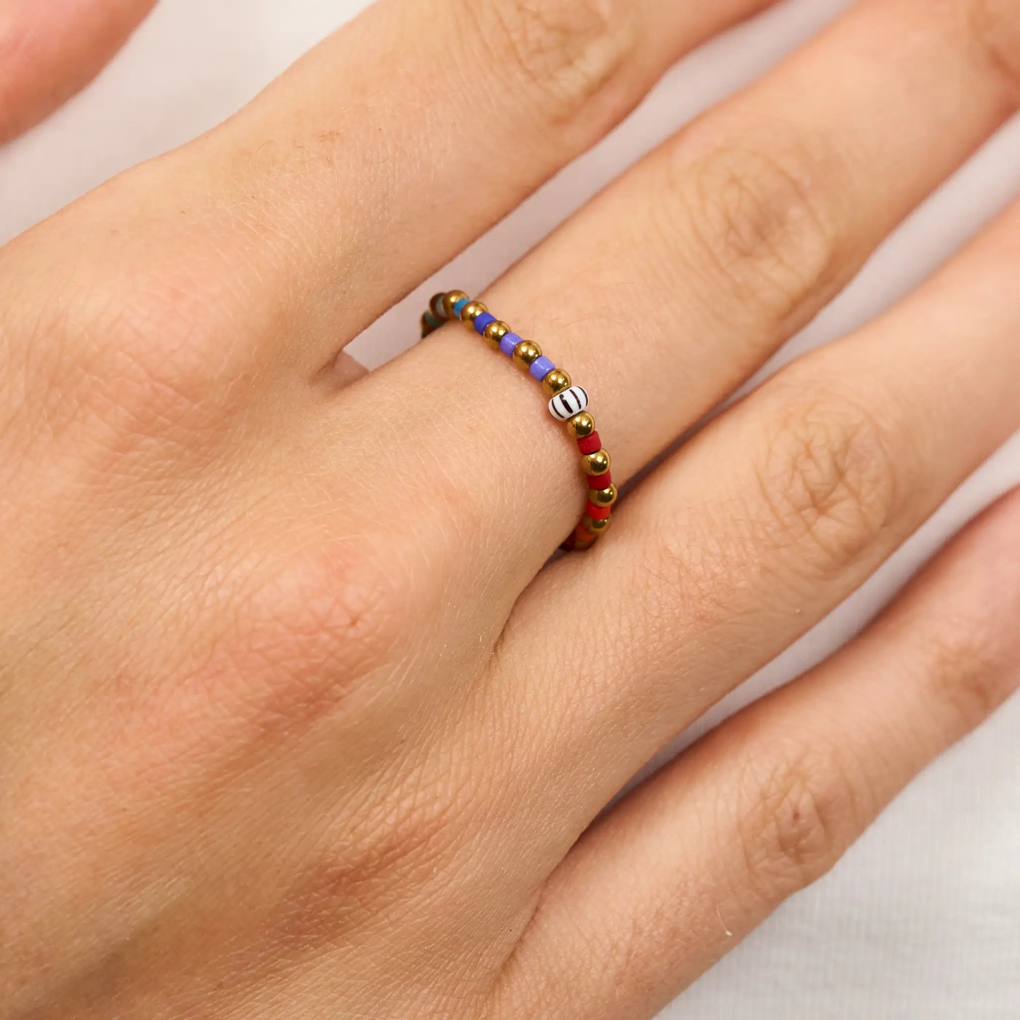 collier / bracelet Bague Bliss - Rainbow - Têtes Blondes