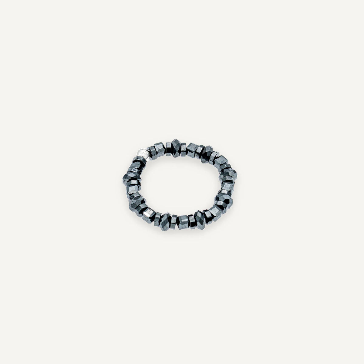 collier / bracelet Bague TRAVIS - Carbone - Têtes Blondes