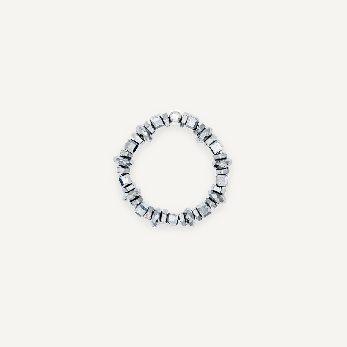 collier / bracelet Bague TRAVIS - Silver - Têtes Blondes