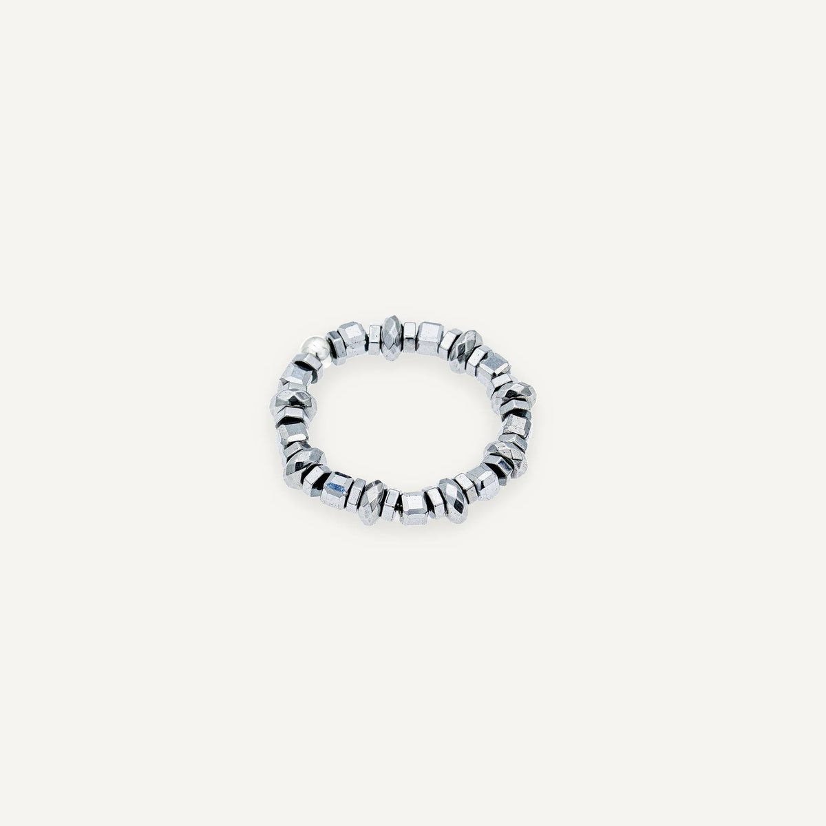 collier / bracelet Bague TRAVIS - Silver - Têtes Blondes