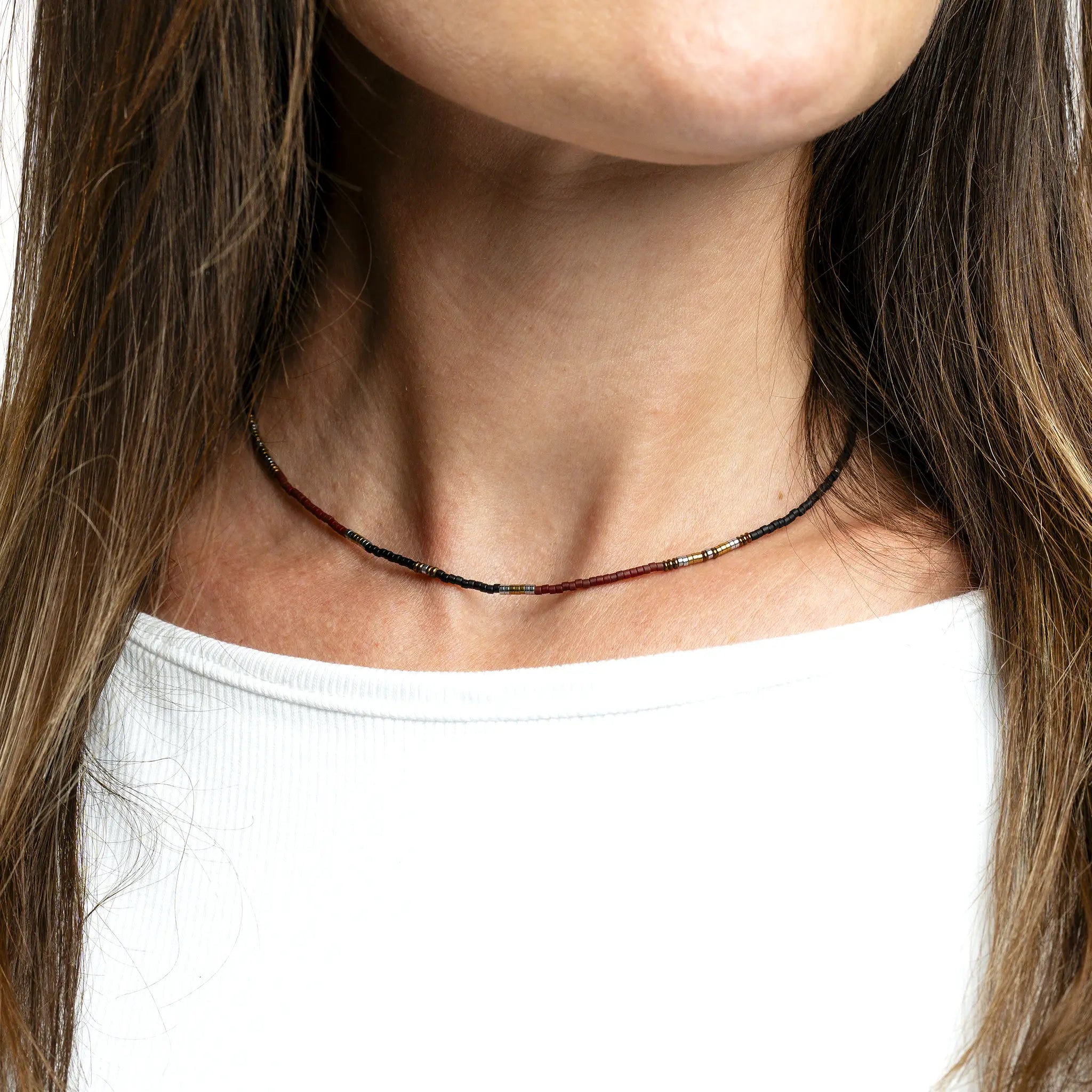 collier / bracelet BLACK EDITION - Current - Têtes Blondes