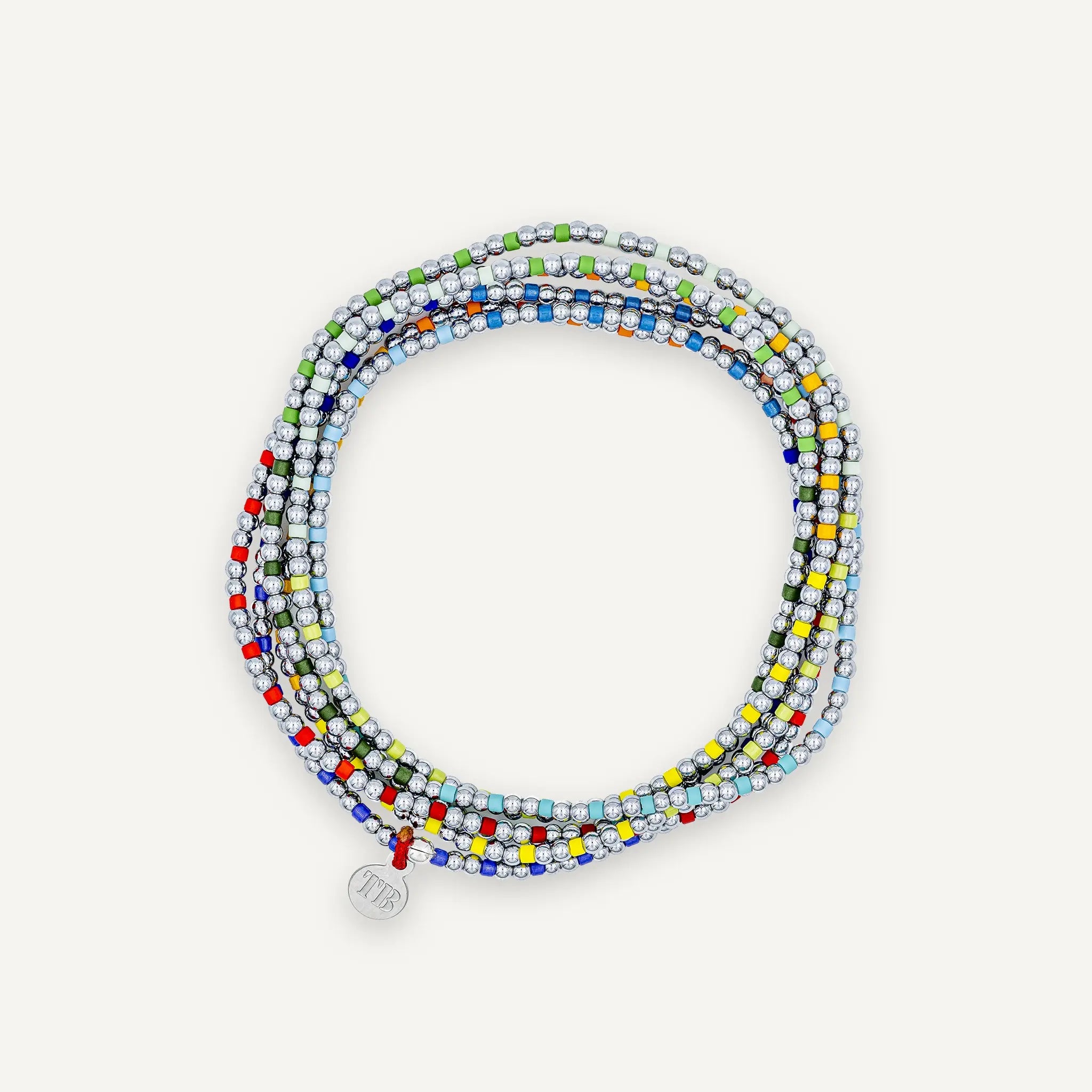 collier / bracelet BLISS SILVER 6 - Rainbow - Têtes Blondes