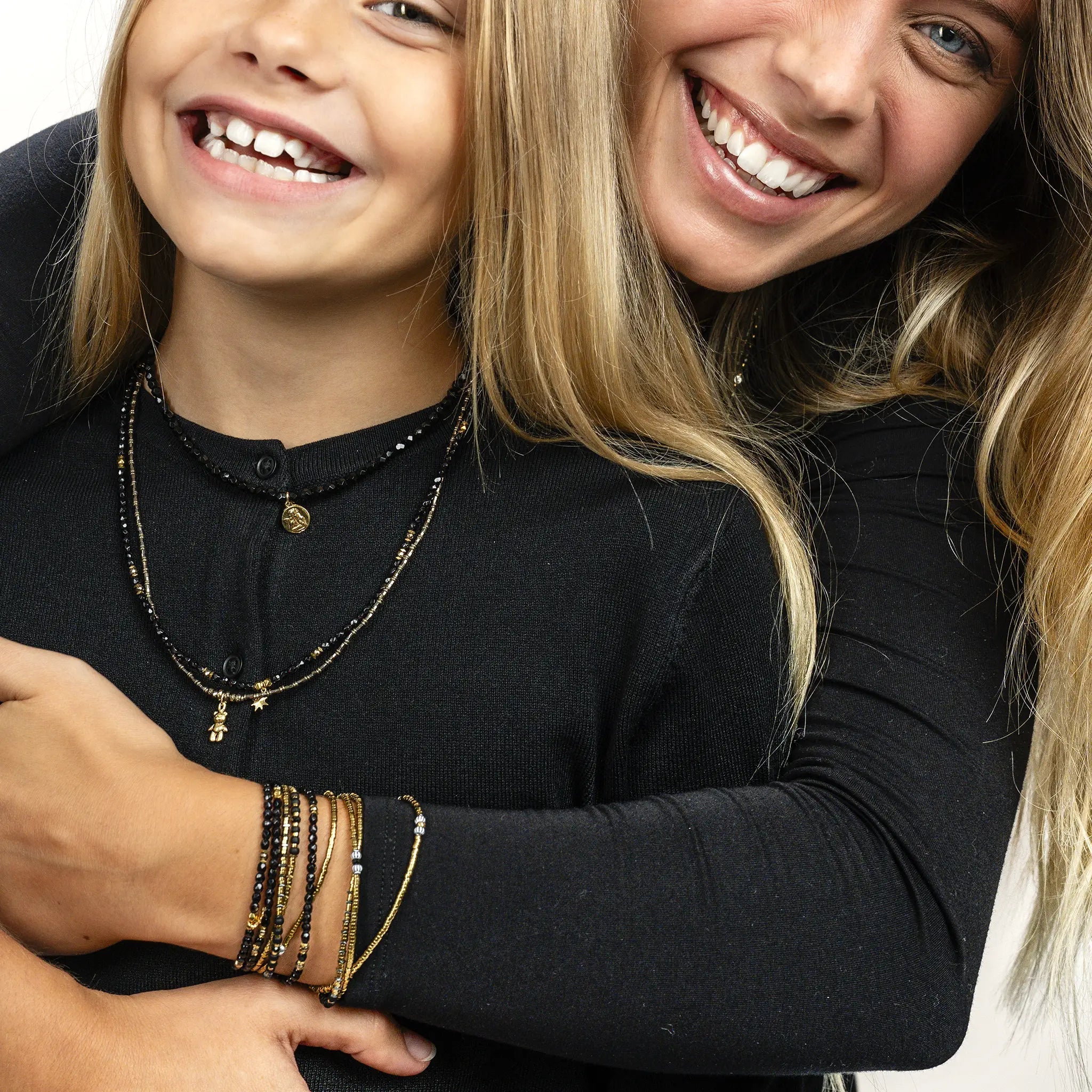 collier / bracelet BLONDIE 6 - Midnight - Têtes Blondes