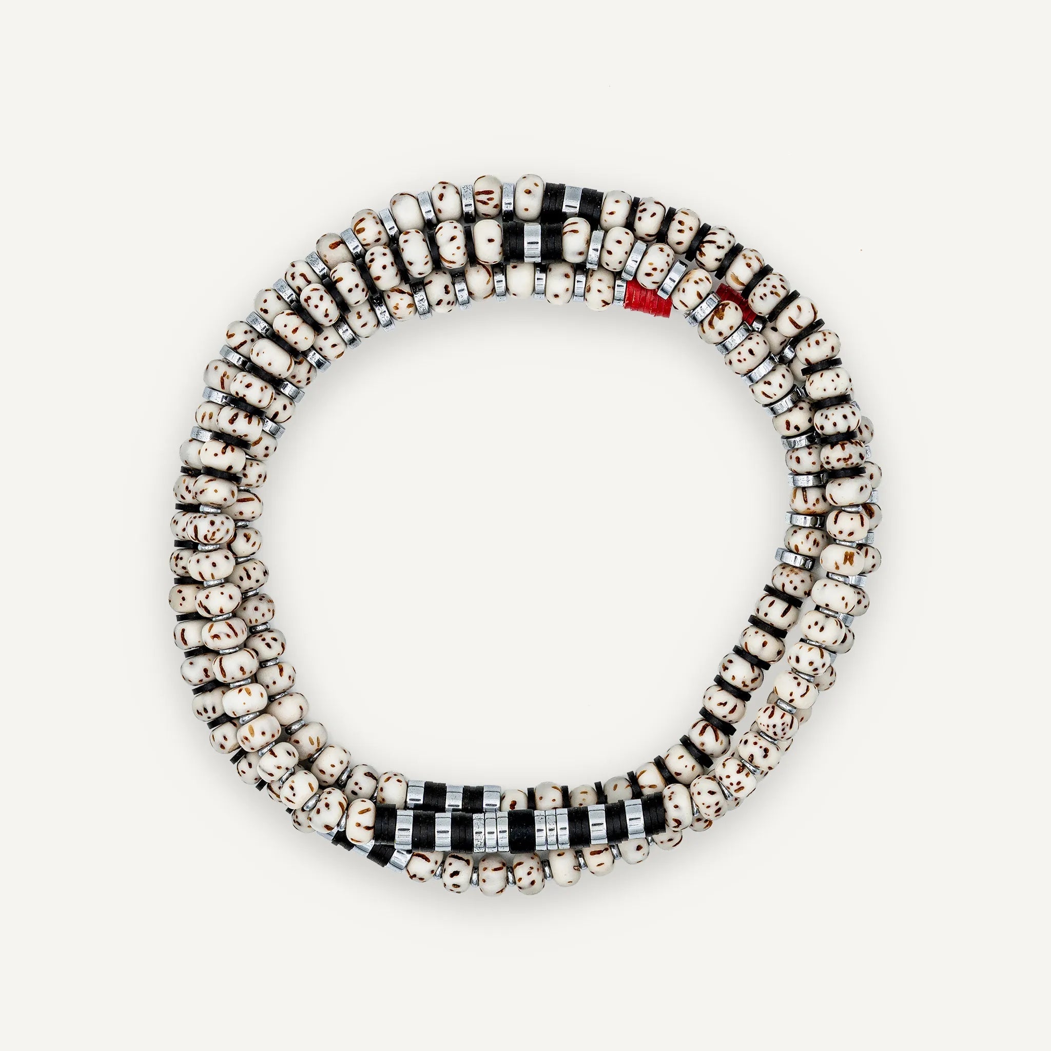 collier / bracelet BODHI 3 - Vanille - Têtes Blondes