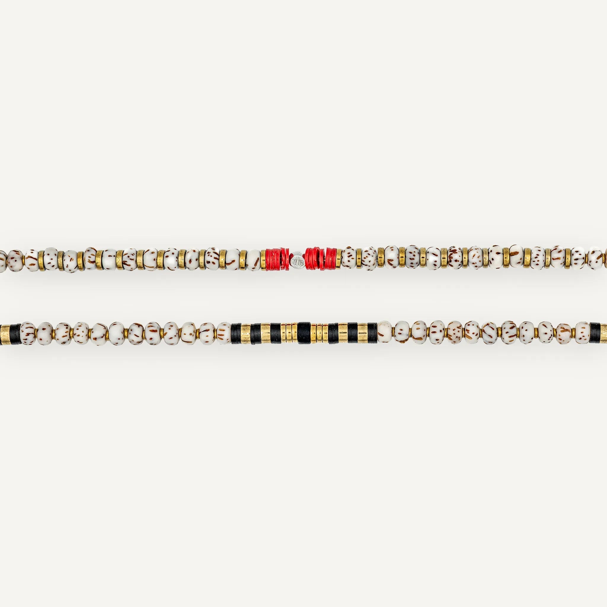 collier / bracelet BODHI - Vanille - Têtes Blondes
