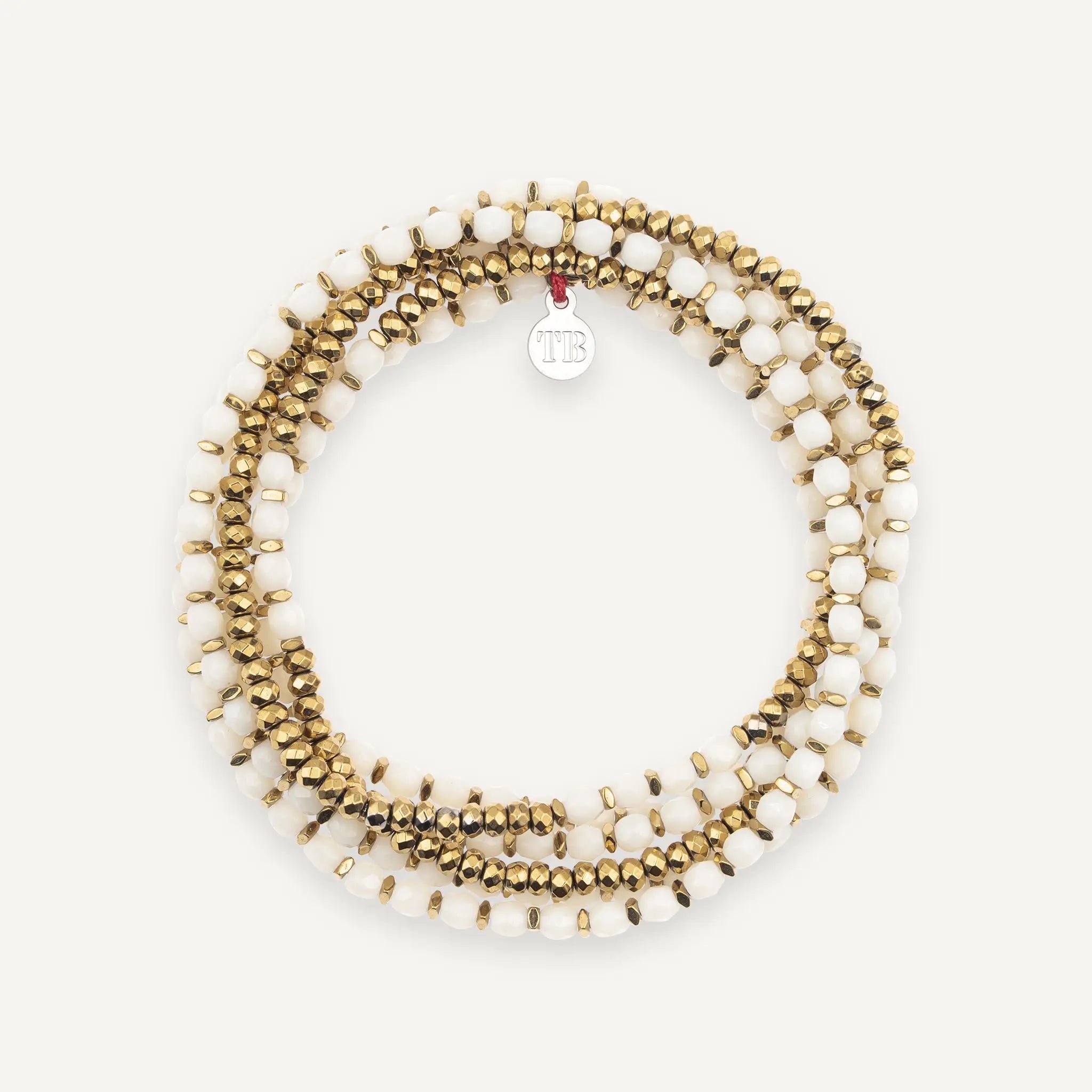 collier / bracelet CAROLINE Gold Vanille - Têtes Blondes